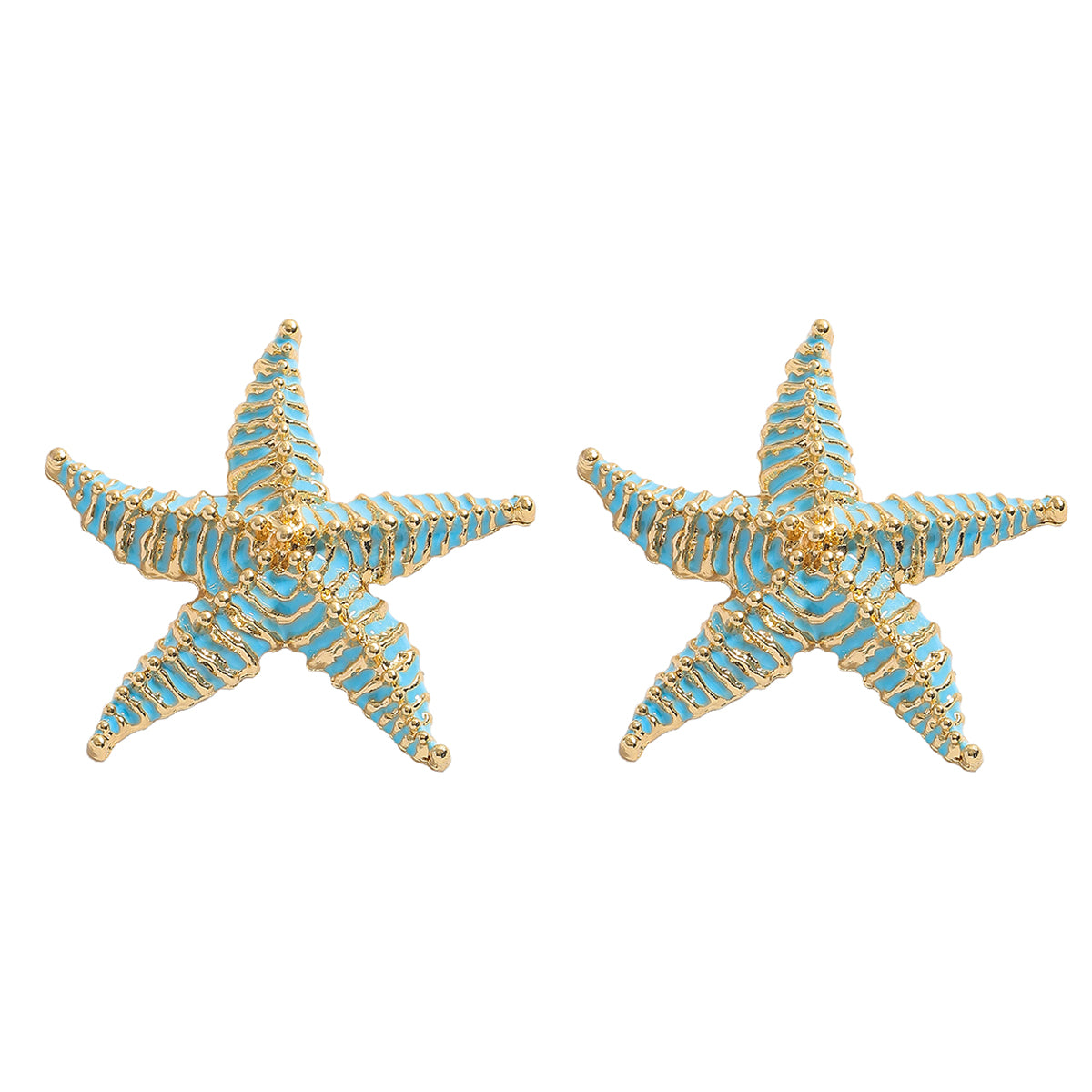 Vacation Marine Style Commute Starfish 316 Stainless Steel Alloy Ear Studs