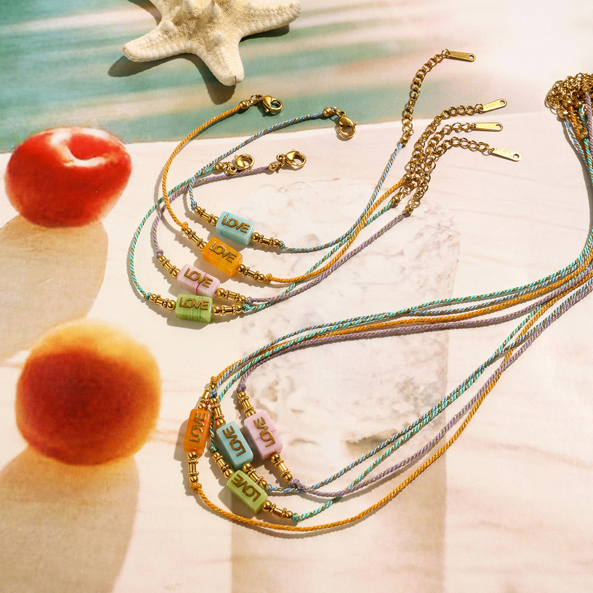 Casual Modern Style Commute Letter 316 Stainless Steel Twisted Rope Chain Bracelets Necklace