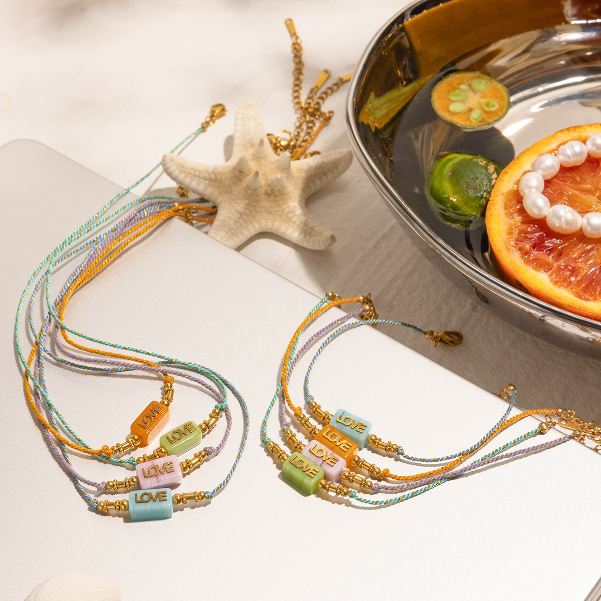Casual Modern Style Commute Letter 316 Stainless Steel Twisted Rope Chain Bracelets Necklace