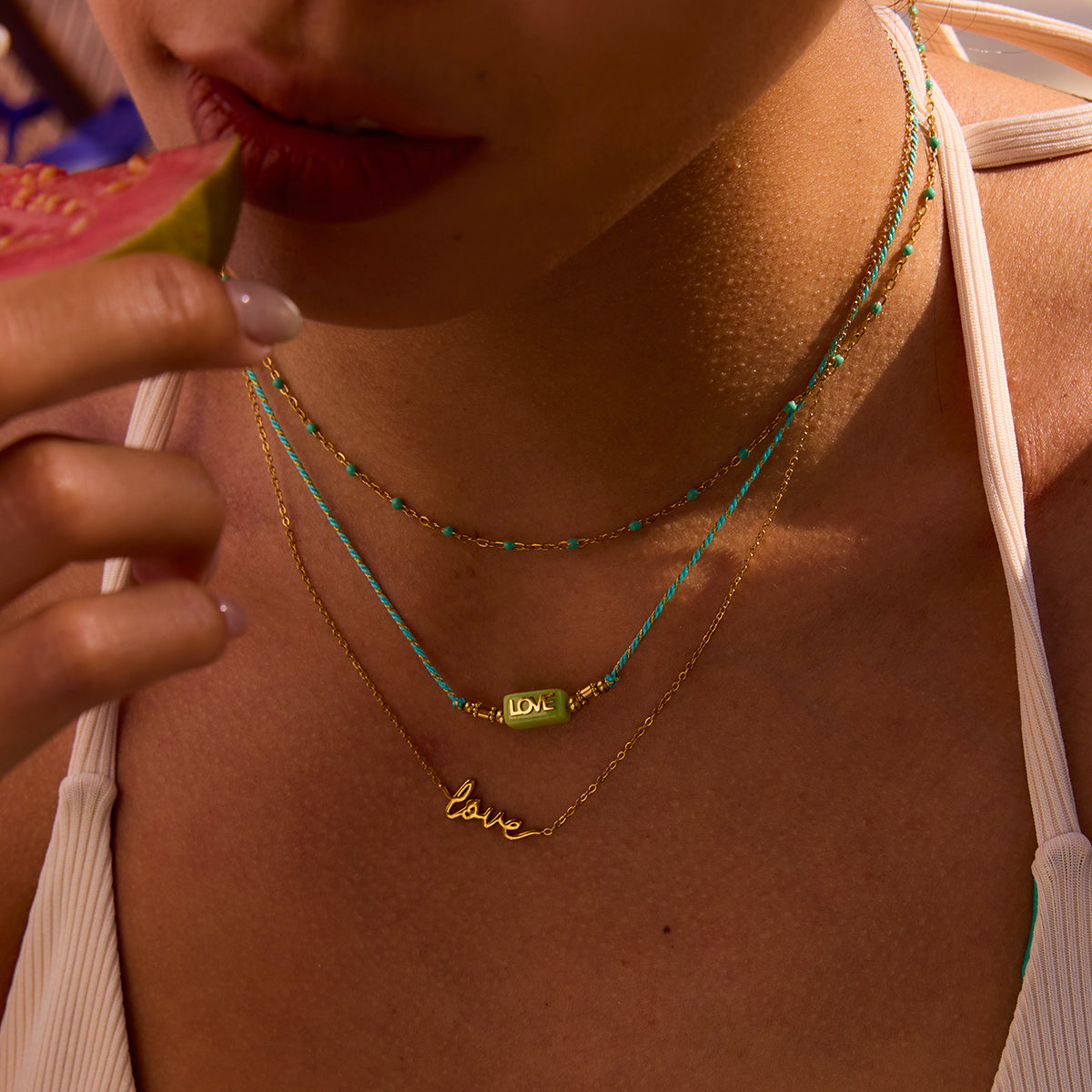 Casual Modern Style Commute Letter 316 Stainless Steel Twisted Rope Chain Bracelets Necklace