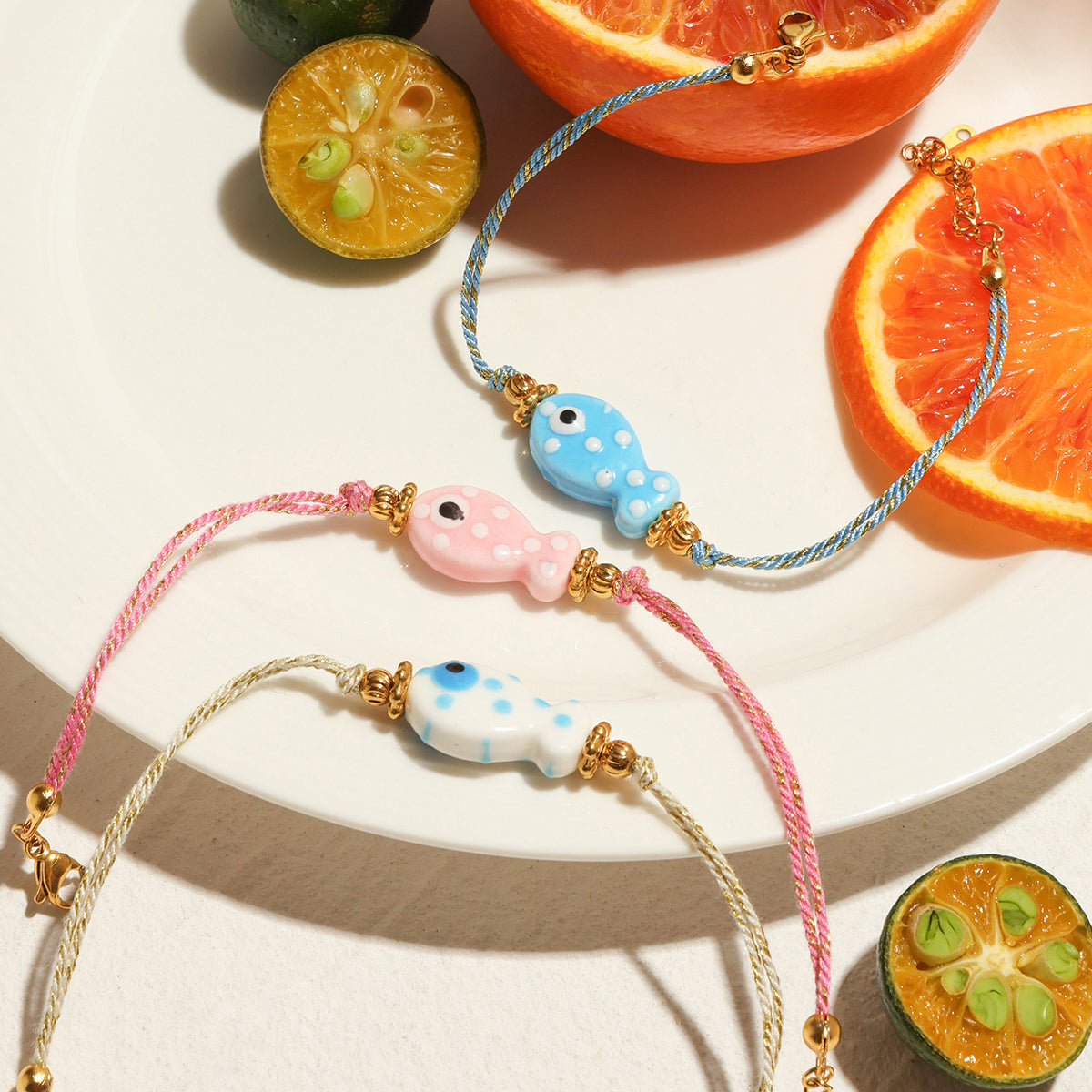 Casual Cute Commute Fish 316 Stainless Steel Handmade Chain Bracelets