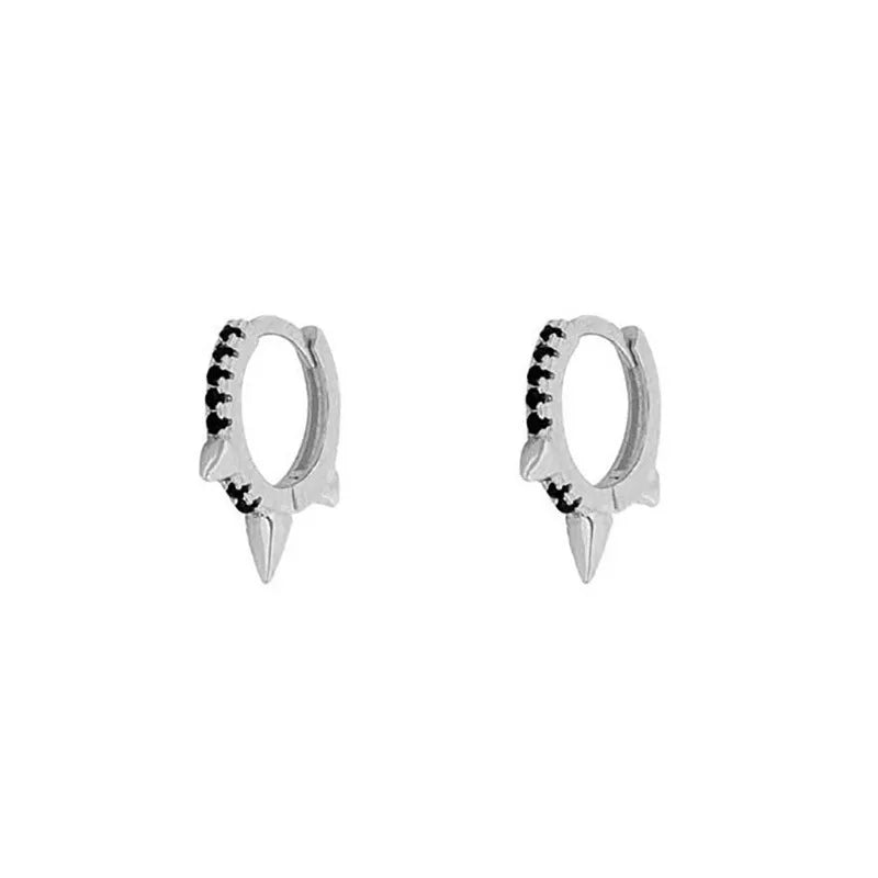 Fashion New Style Copper Pendant Earrings with Inlaid Zircon