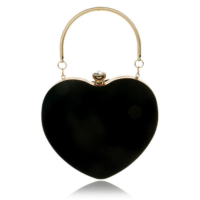 Hot Heart-shaped Clutch Bag