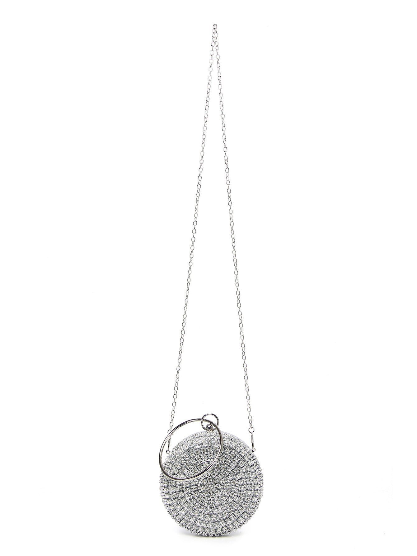 Rhinestone Round Evening Bags