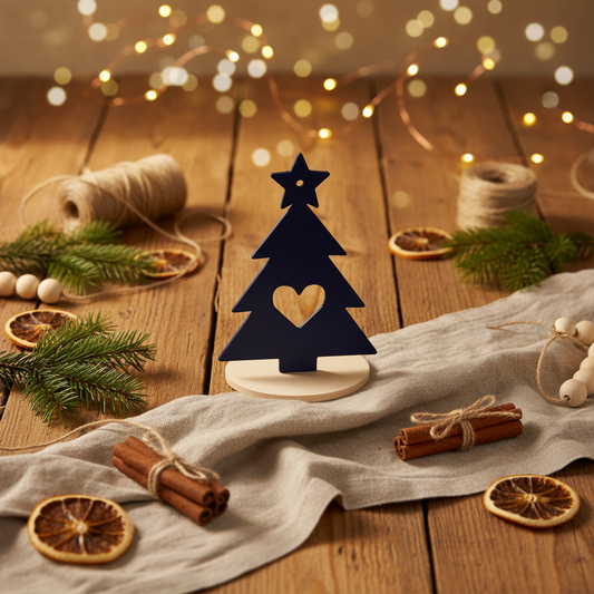 Handmade plexiglass tabletop gouri “Tree with Heart”, set of 3 pieces – So Cute by Dimi Wholesale