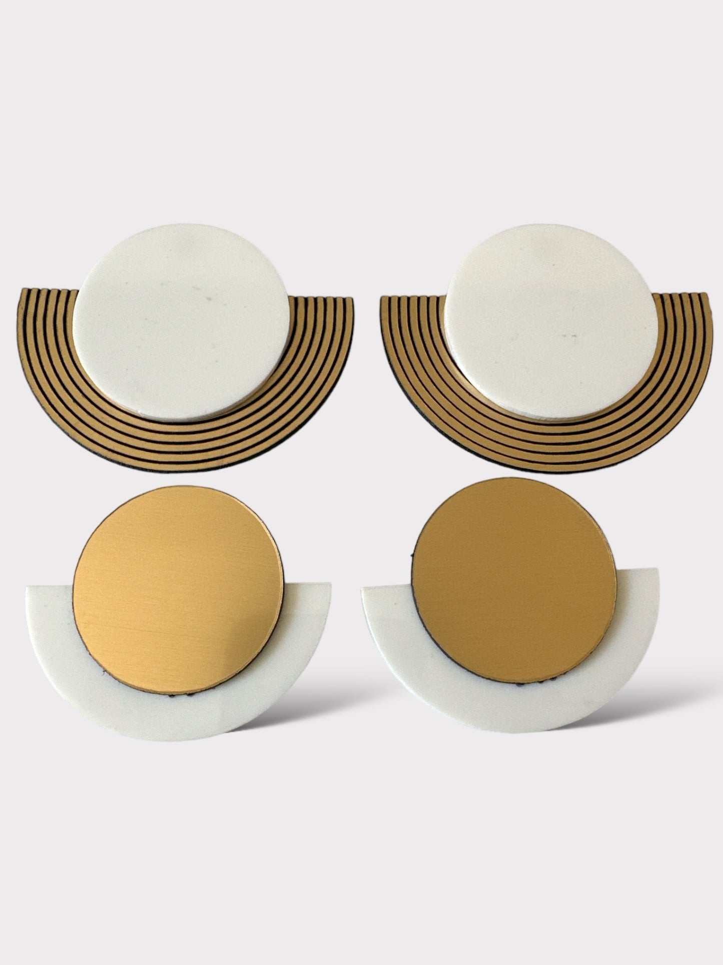 🤍✨ KATE EARRINGS – Geometric Statement Bestseller 💎