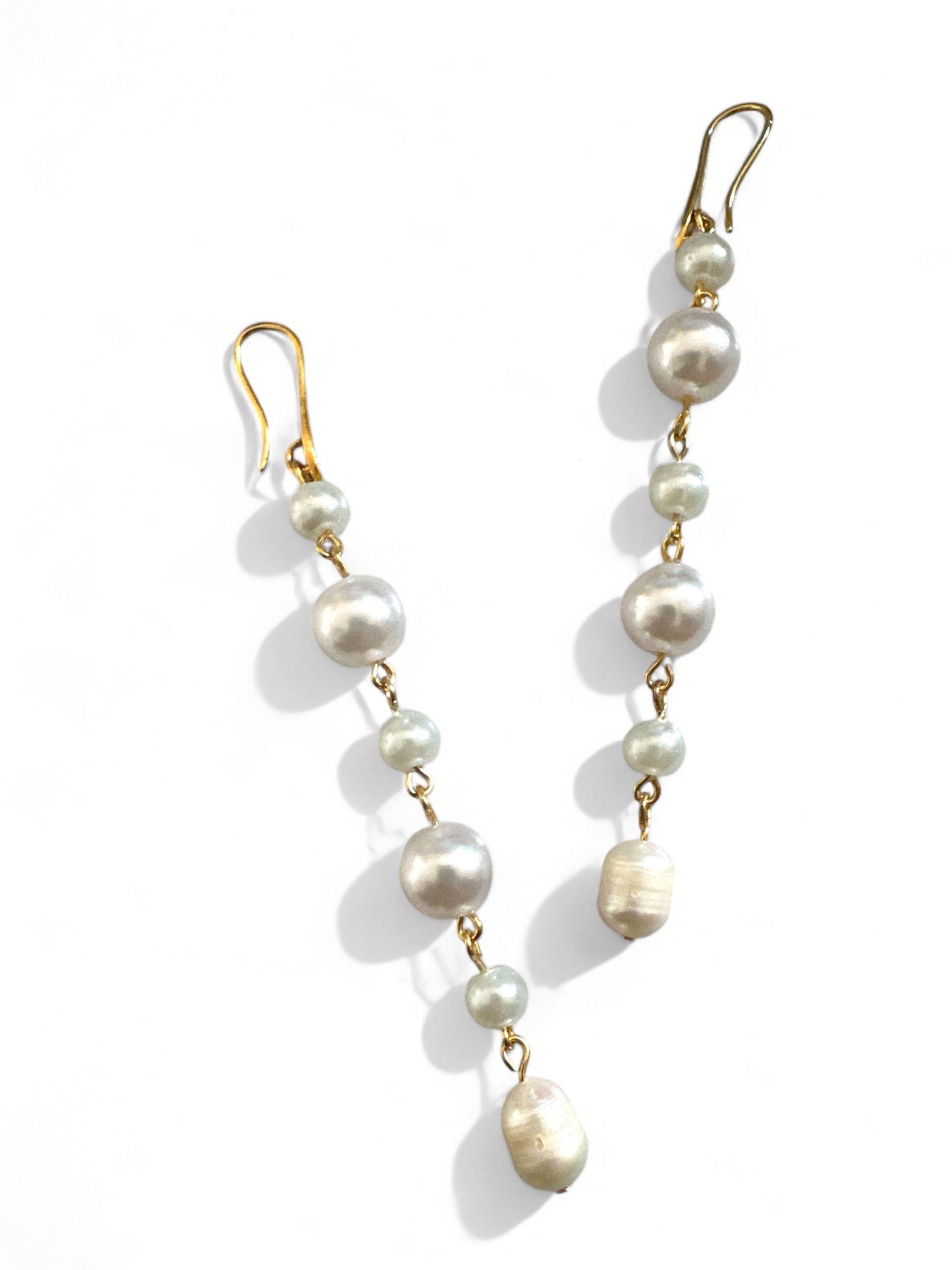 LONG PEARL EARRINGS