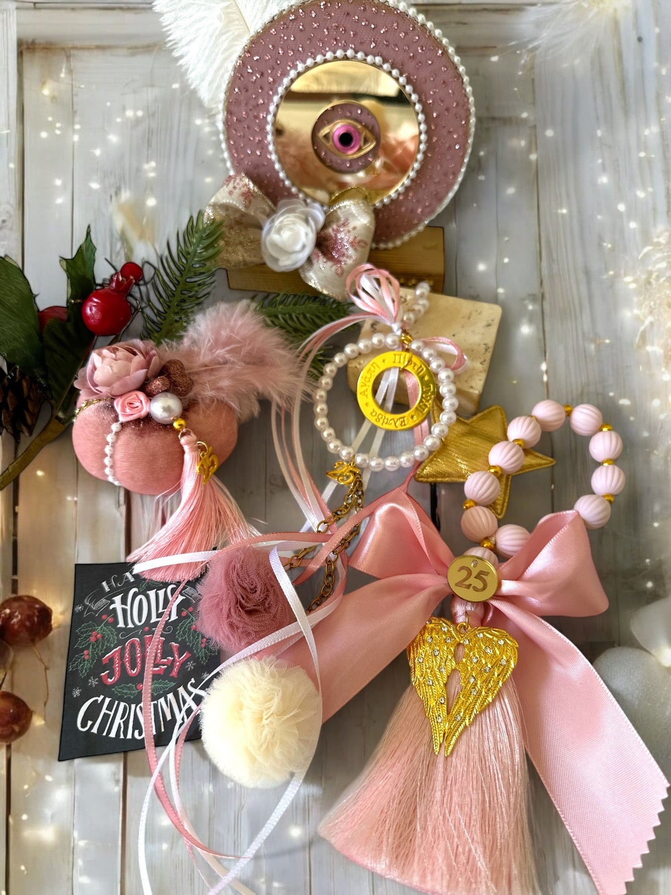 Merry & Pink γούρι μικρή κολοκύθα