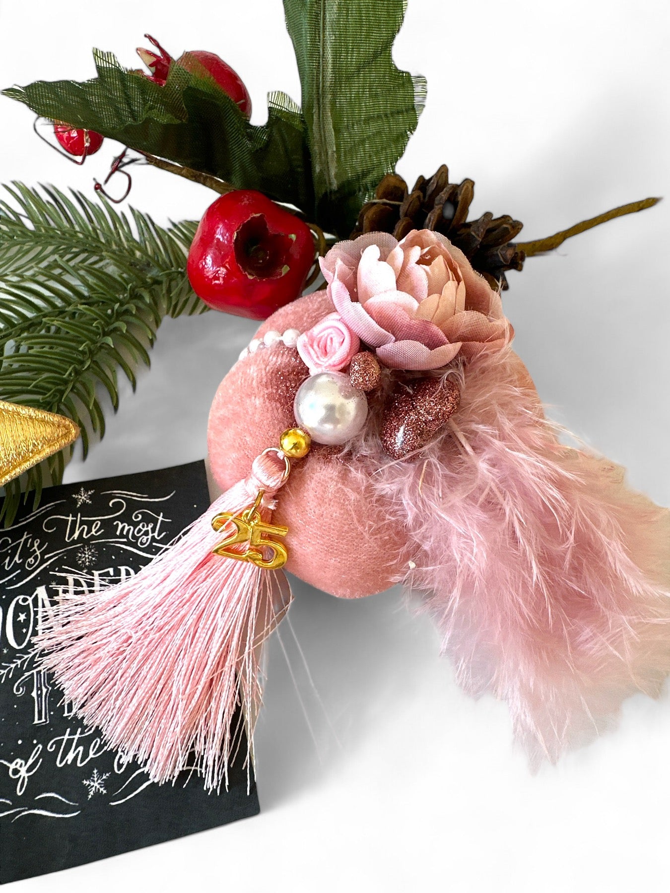 Merry & Pink γούρι μικρή κολοκύθα
