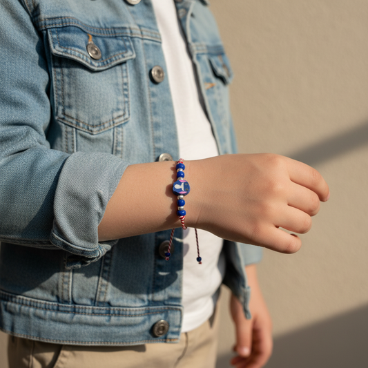 Χειροποίητο παιδικό βραχιόλι Μάρτης Stitch – So Cute by Dimi