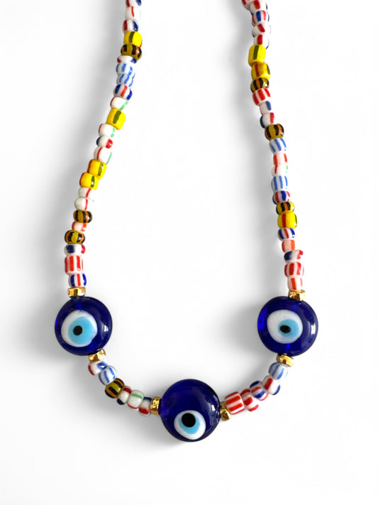 TRIEYE NECKLACE, Pack of 2