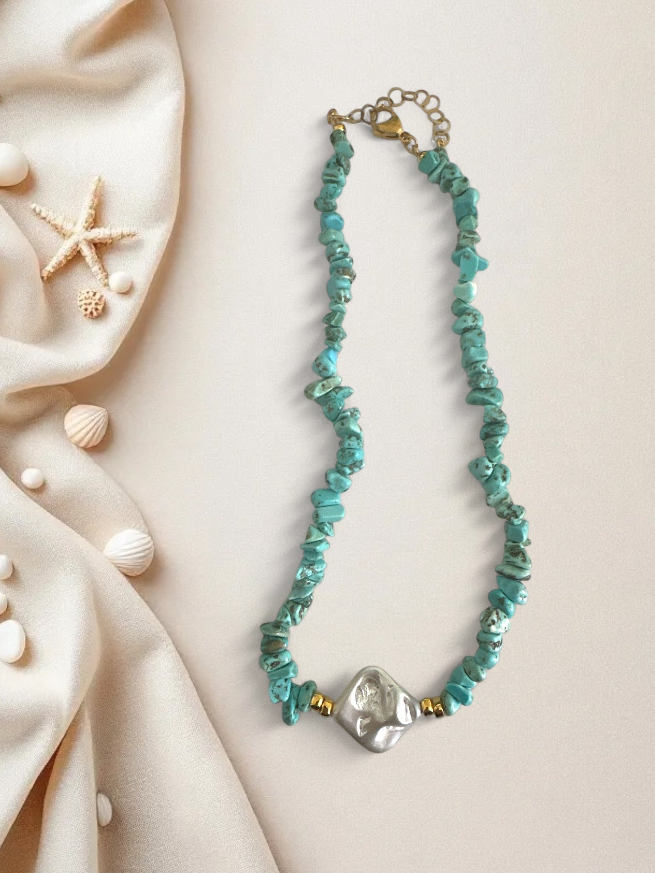 Color Flow – Natural Stones Necklace