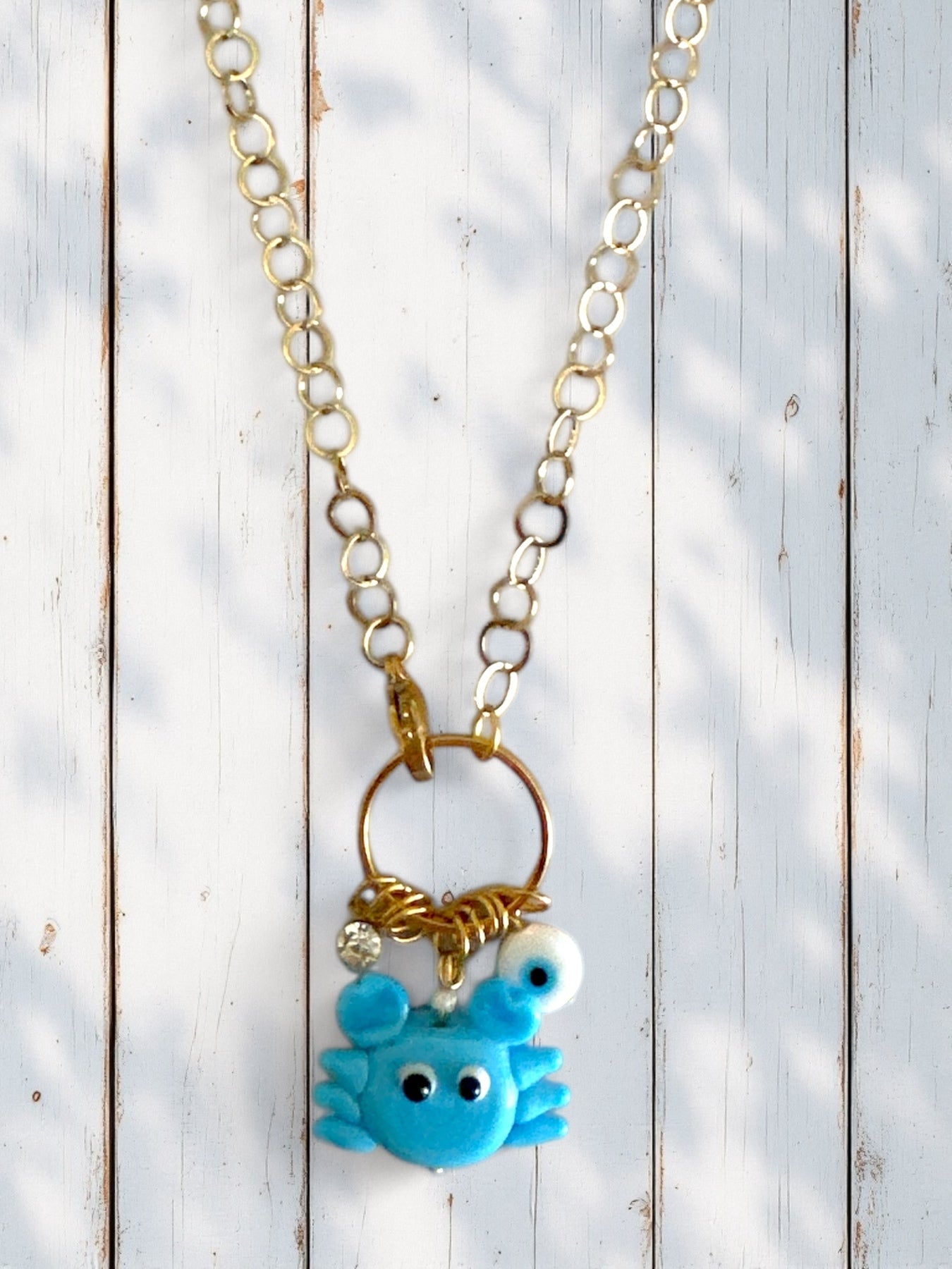 Crab Me Baby Necklace