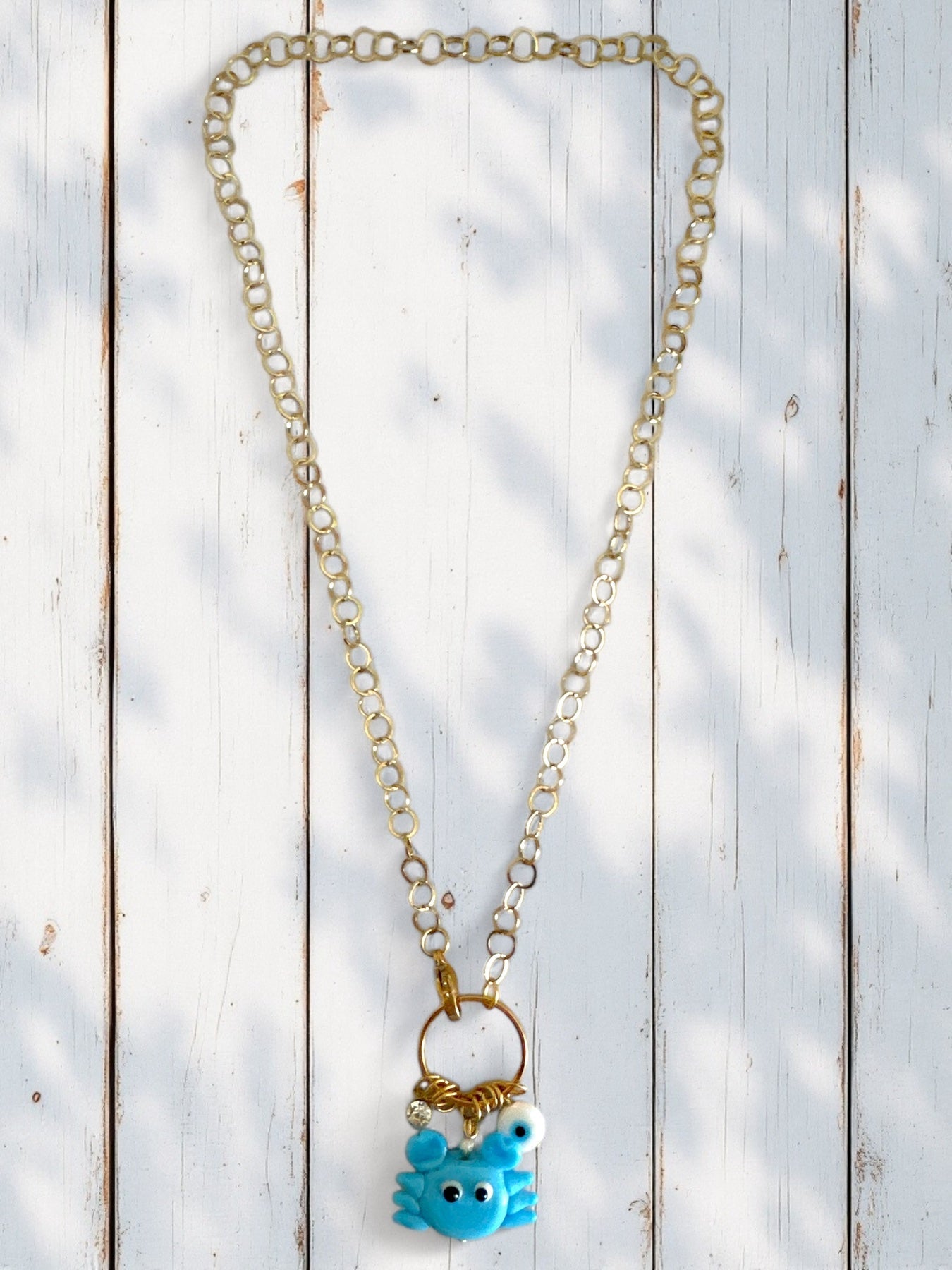 Crab Me Baby Necklace