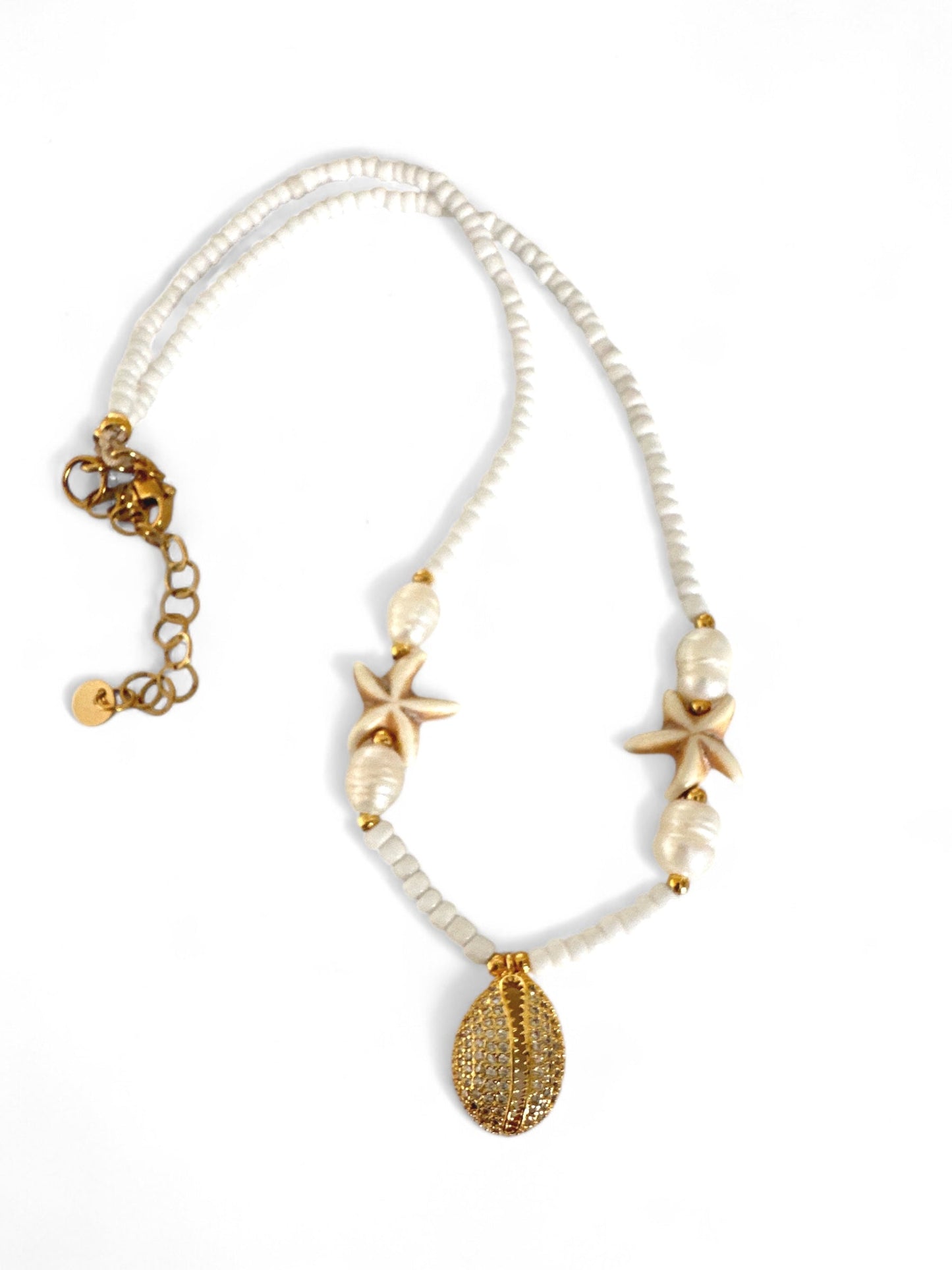 Seaside Whispers Necklace – Χειροποίητο κολιέ με charms