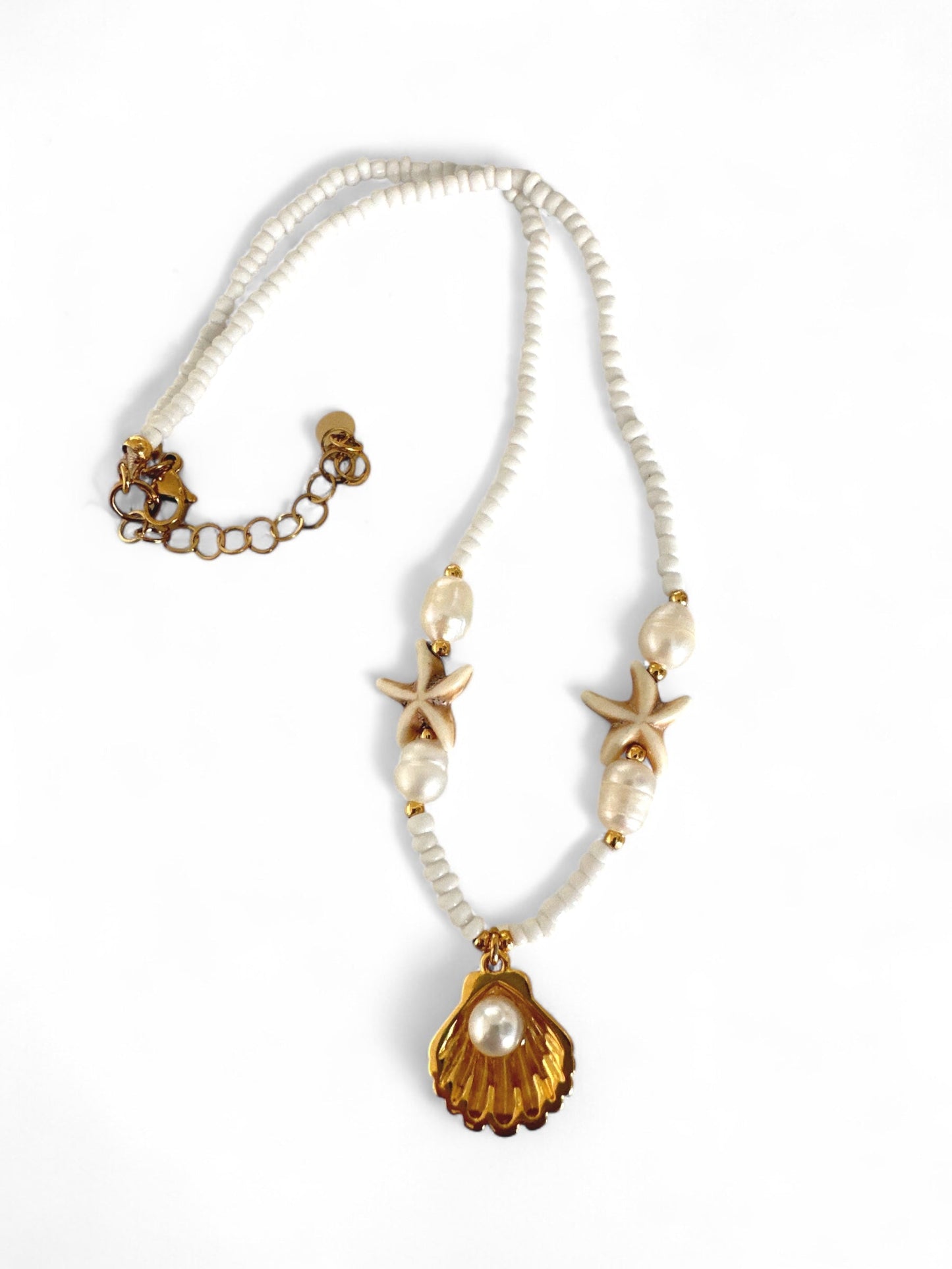 Seaside Whispers Necklace – Χειροποίητο κολιέ με charms
