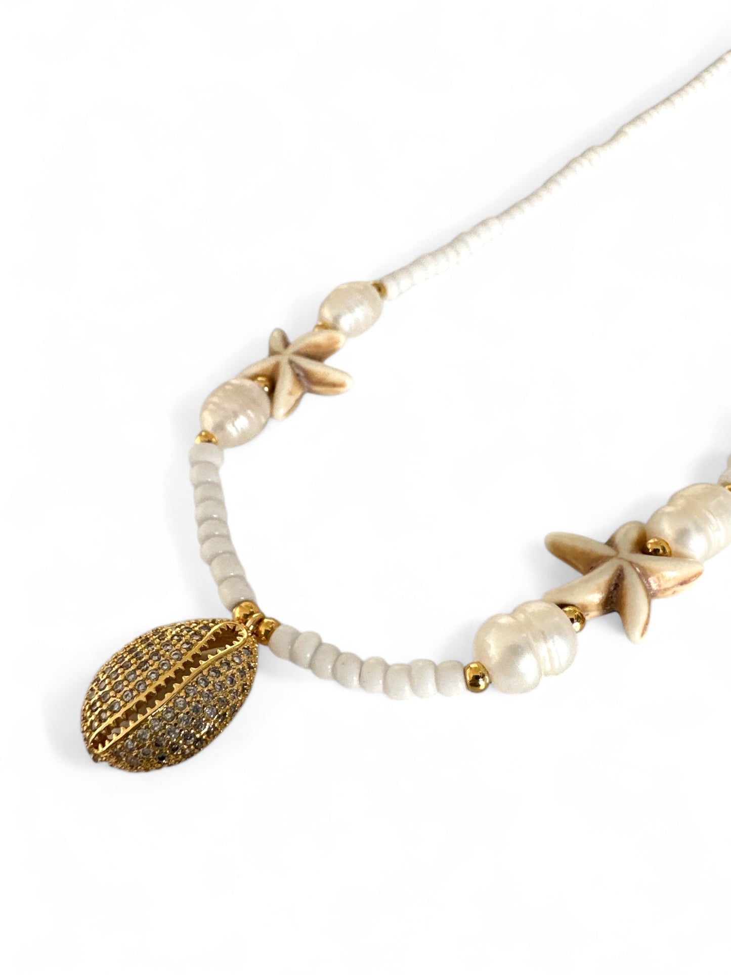 Seaside Whispers Necklace – Χειροποίητο κολιέ με charms