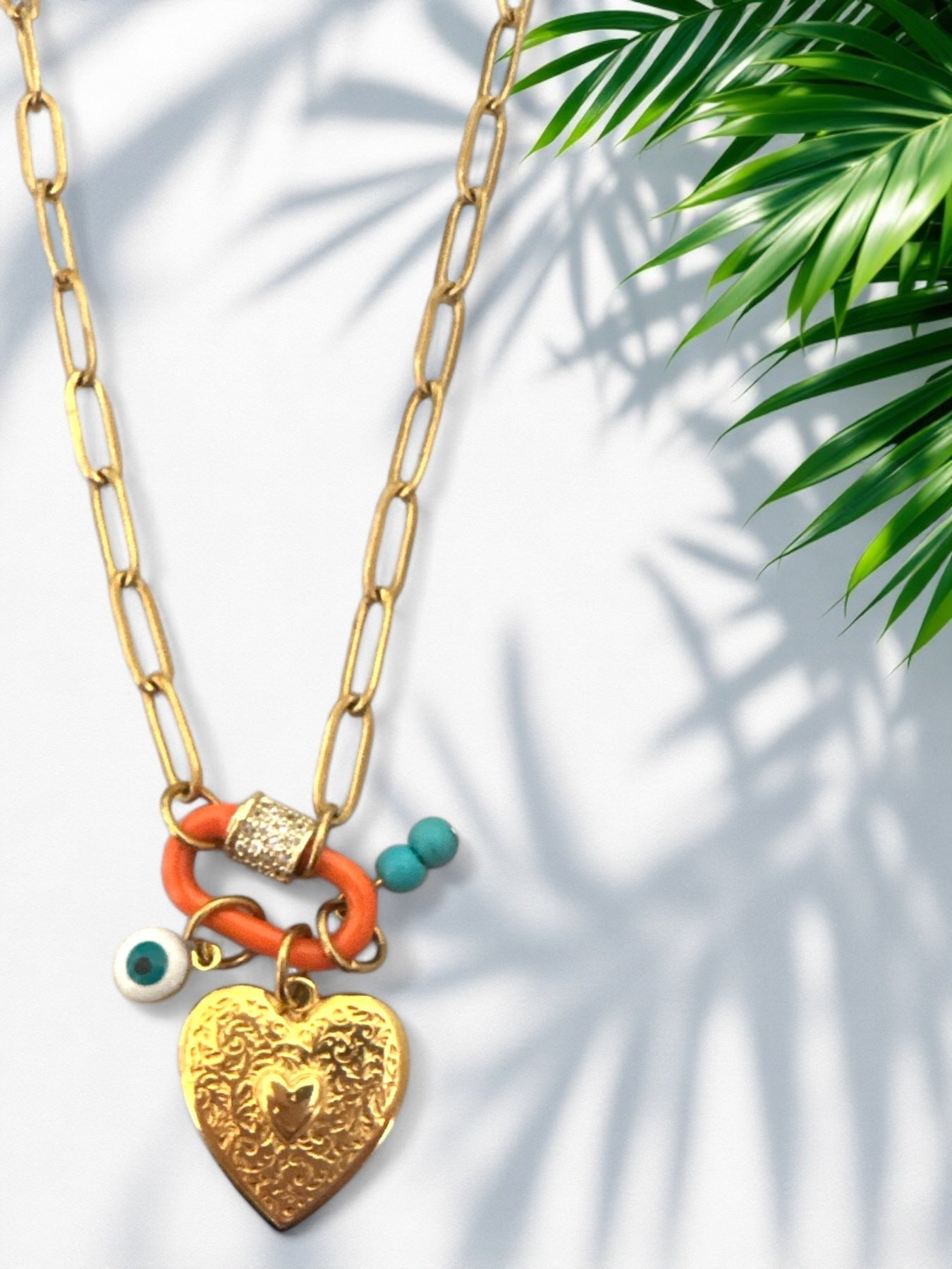 Mystic Locket – Κολιέ με Λουκέτο, Χαολίτη & Καρδιά