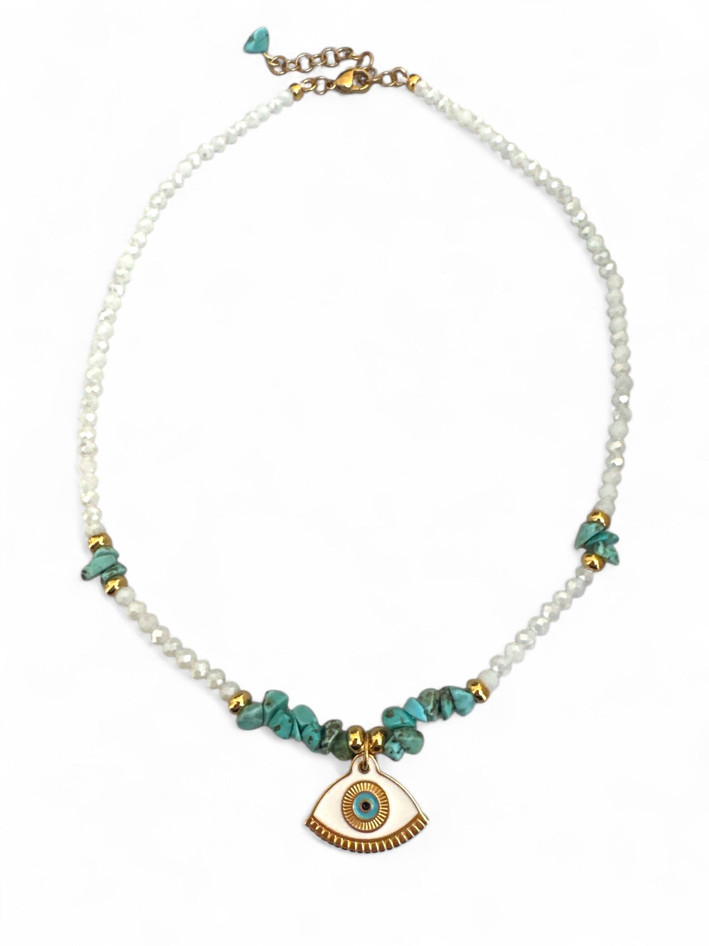 Turquoise Eye Necklace – Aura Edition