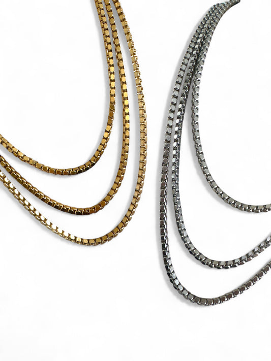 Link & Layer – Ατσάλινο Κολιέ σε 3 Μήκη