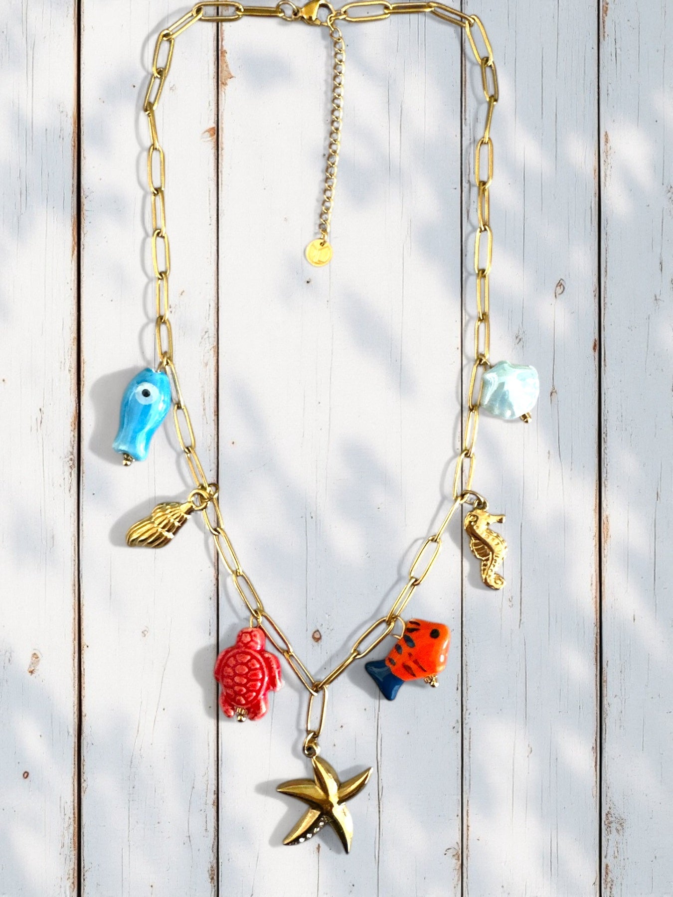 ⚡🚚 "Sea Whispers" Charm Necklace