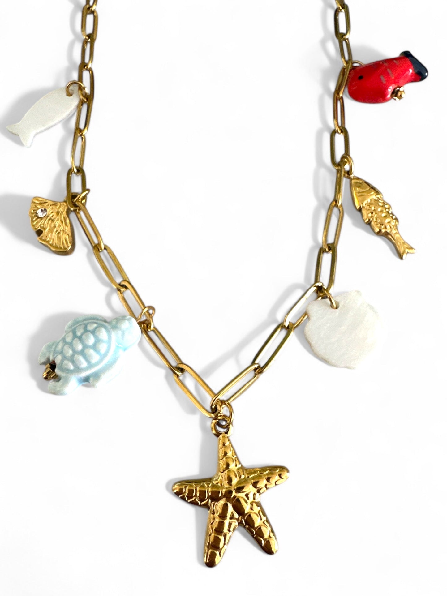 ⚡🚚 "Sea Whispers" Charm Necklace