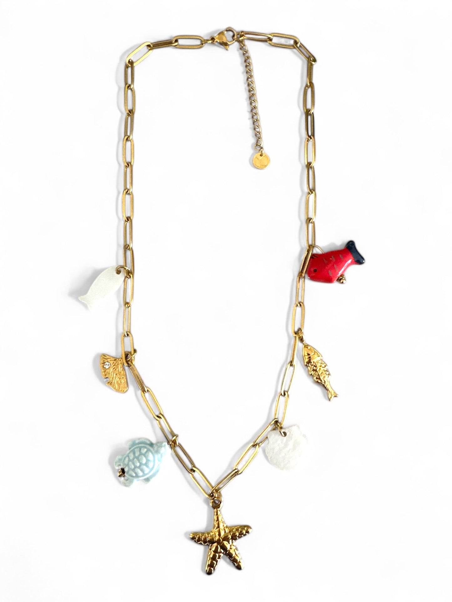 ⚡🚚 "Sea Whispers" Charm Necklace