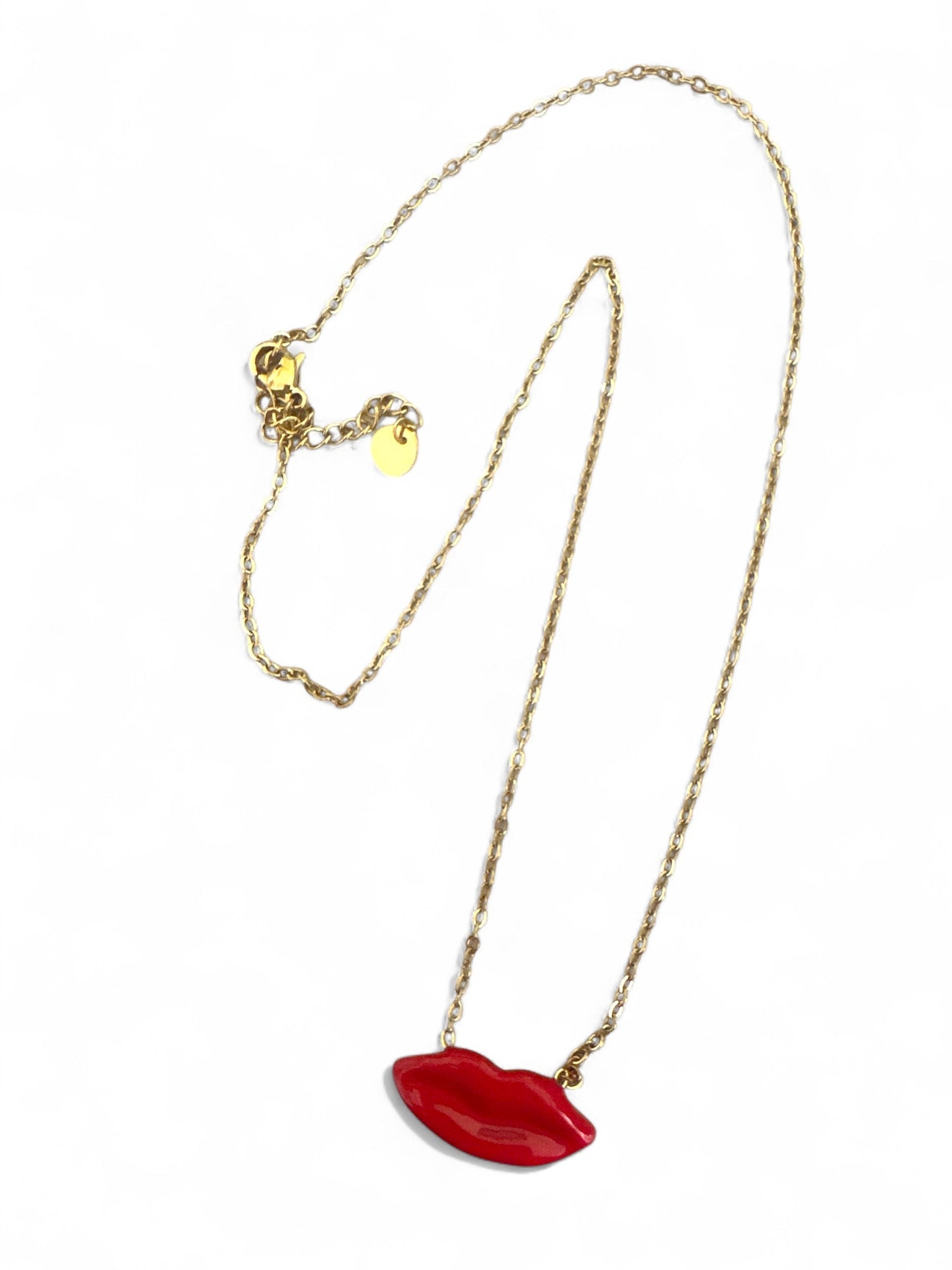 ⚡🚚 Kiss Me Lips Necklace