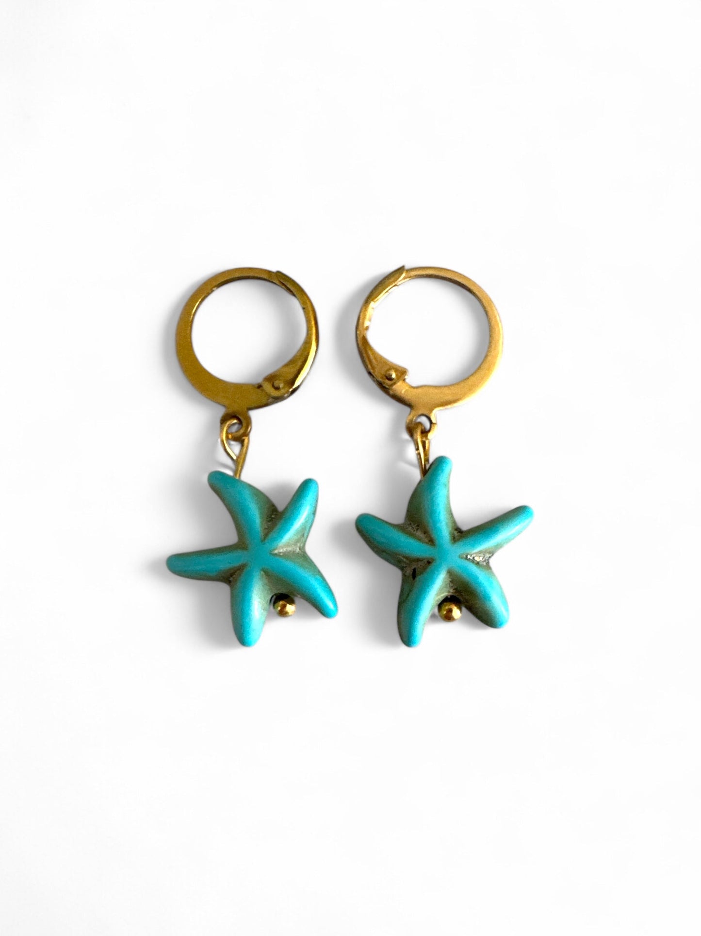 Aegean Star Mini Hoops