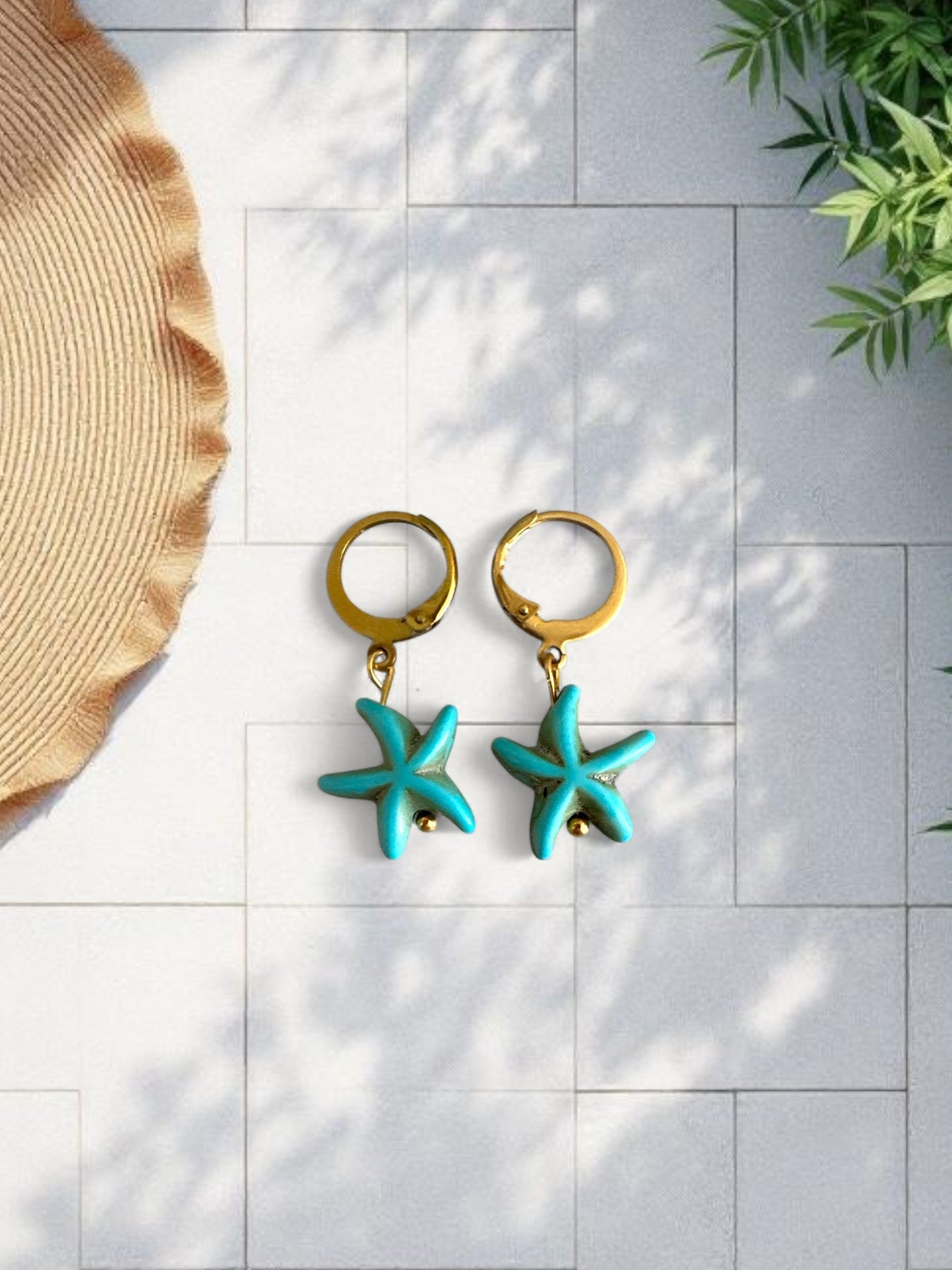 Aegean Star Mini Hoops
