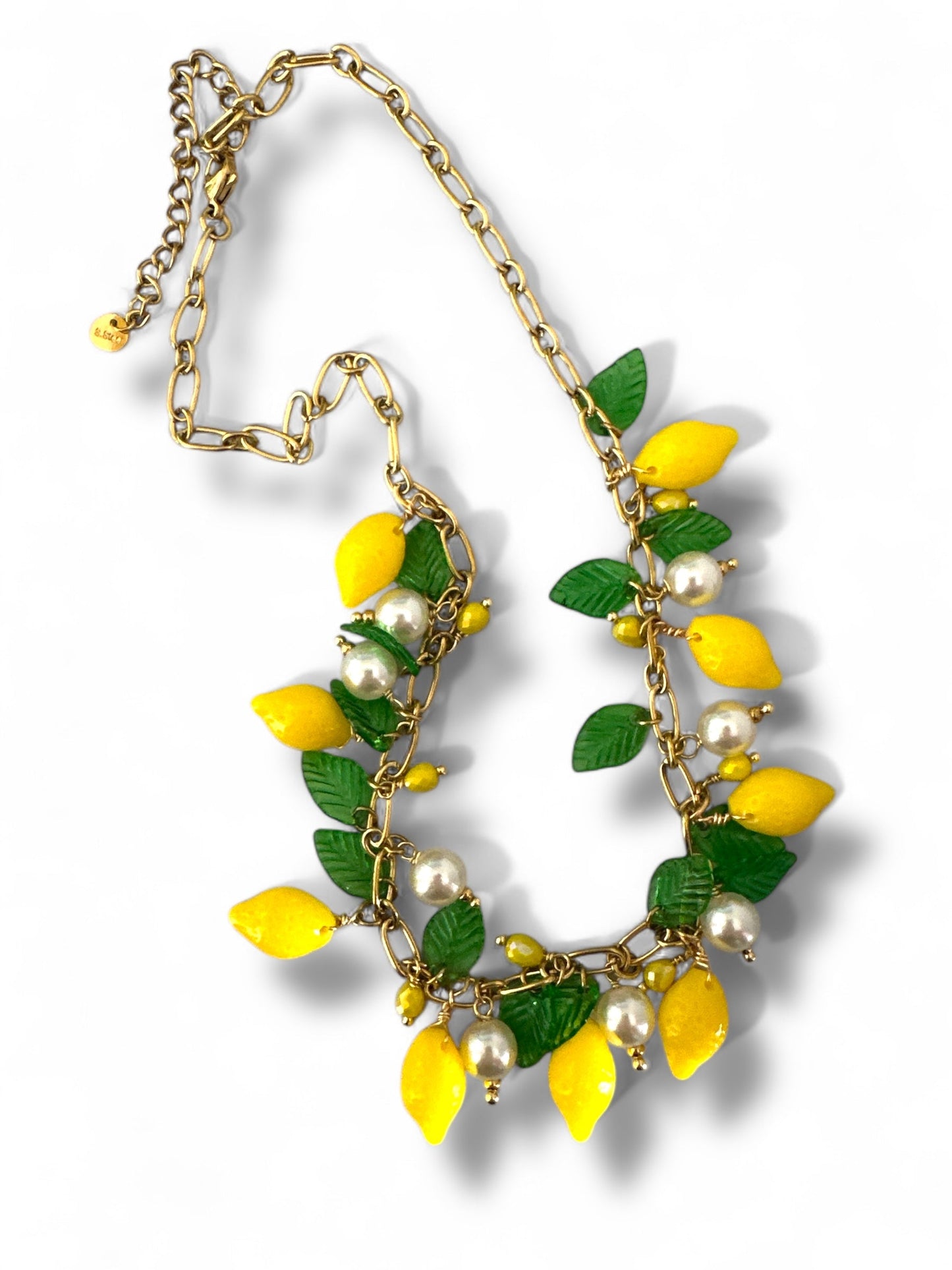 ⚡🚚 Lemon Charm Necklace – Dolce Vita Edition
