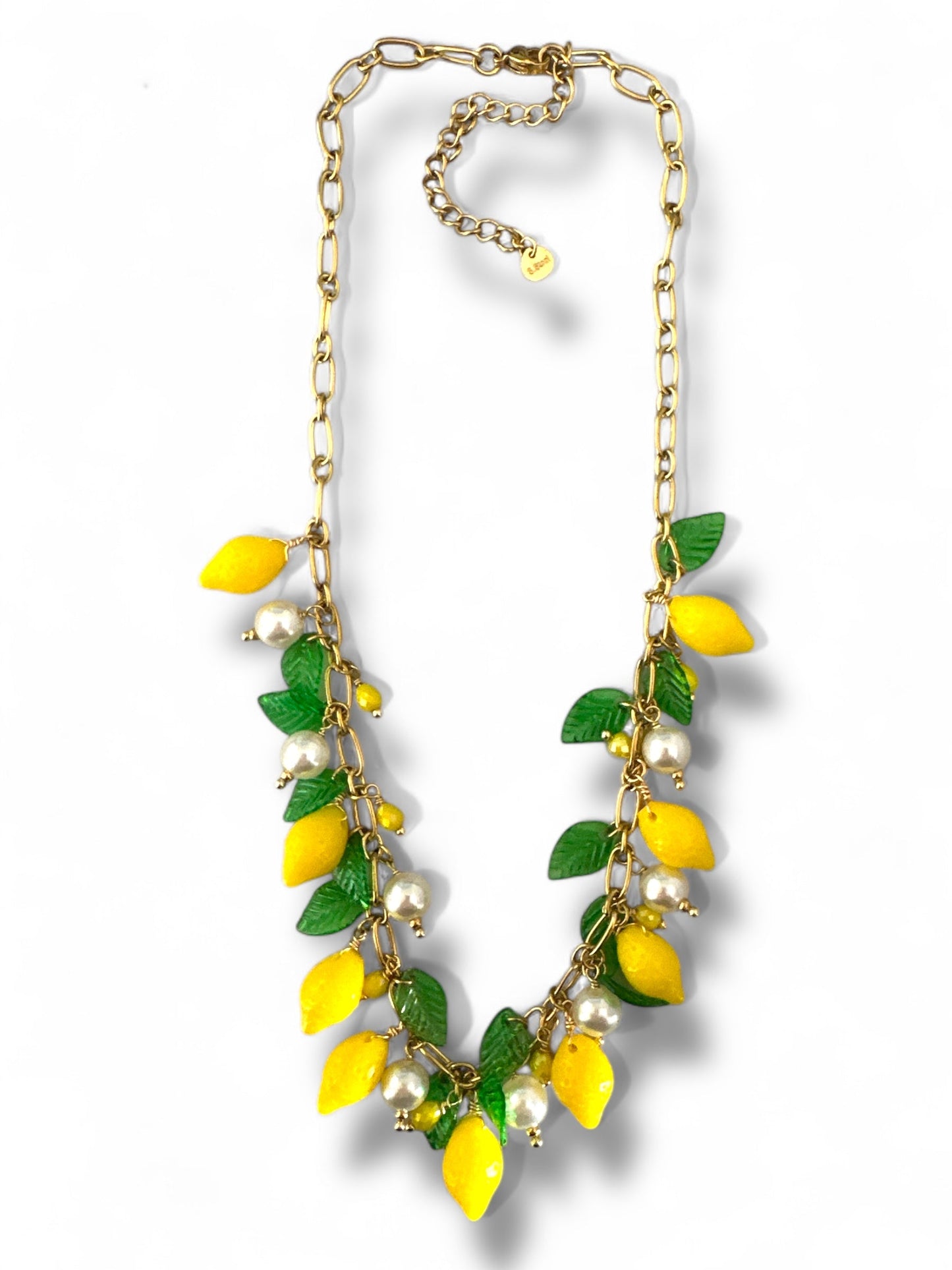 ⚡🚚 Lemon Charm Necklace – Dolce Vita Edition