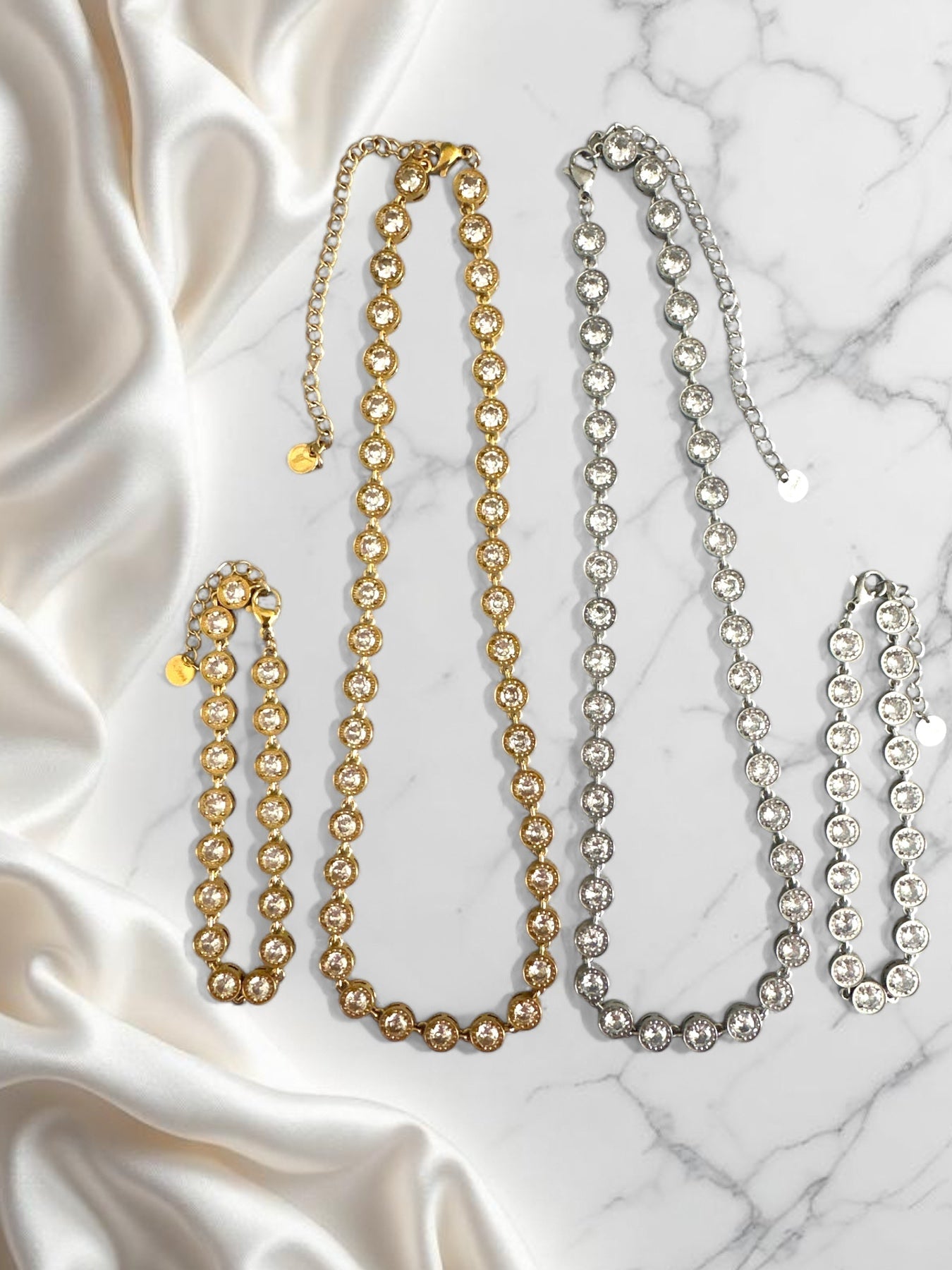 ⚡🚚 Celeste Choker – Gold / Silver Stainless