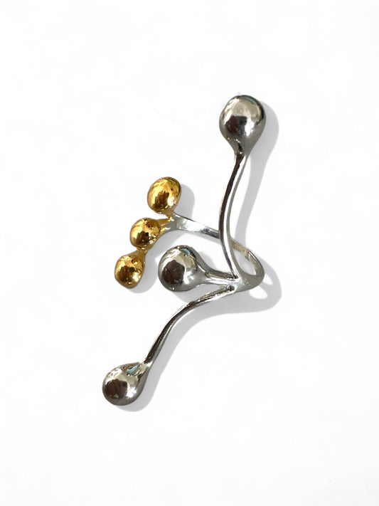 ⚡🚚 Stilo Ring – Dual Tone Stainless Steel