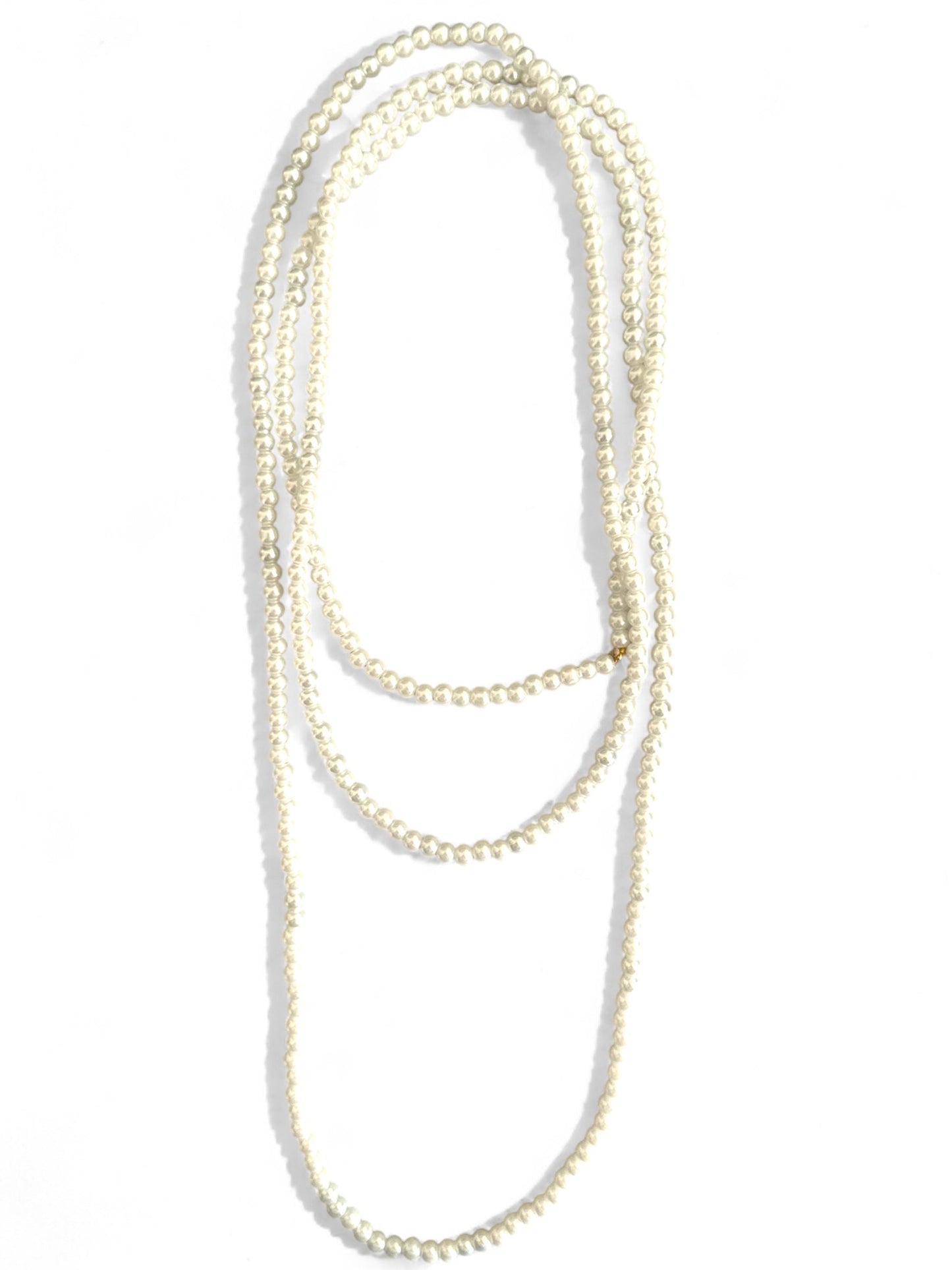 Πολύ μακρύ χειροποίητο κολιέ 260εκ με γυάλινες περλέ χάντρες So Cute by DImi χονδρική