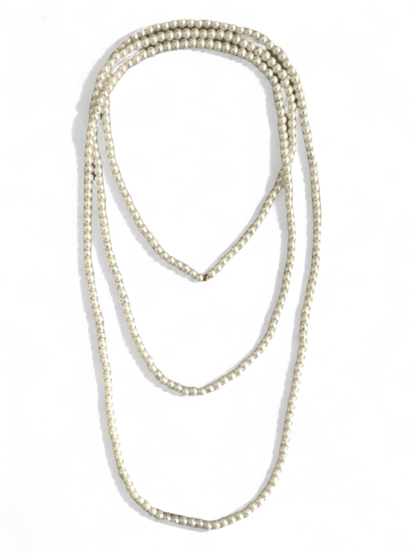 Πολύ μακρύ χειροποίητο κολιέ 260εκ με γυάλινες περλέ χάντρες So Cute by DImi χονδρική