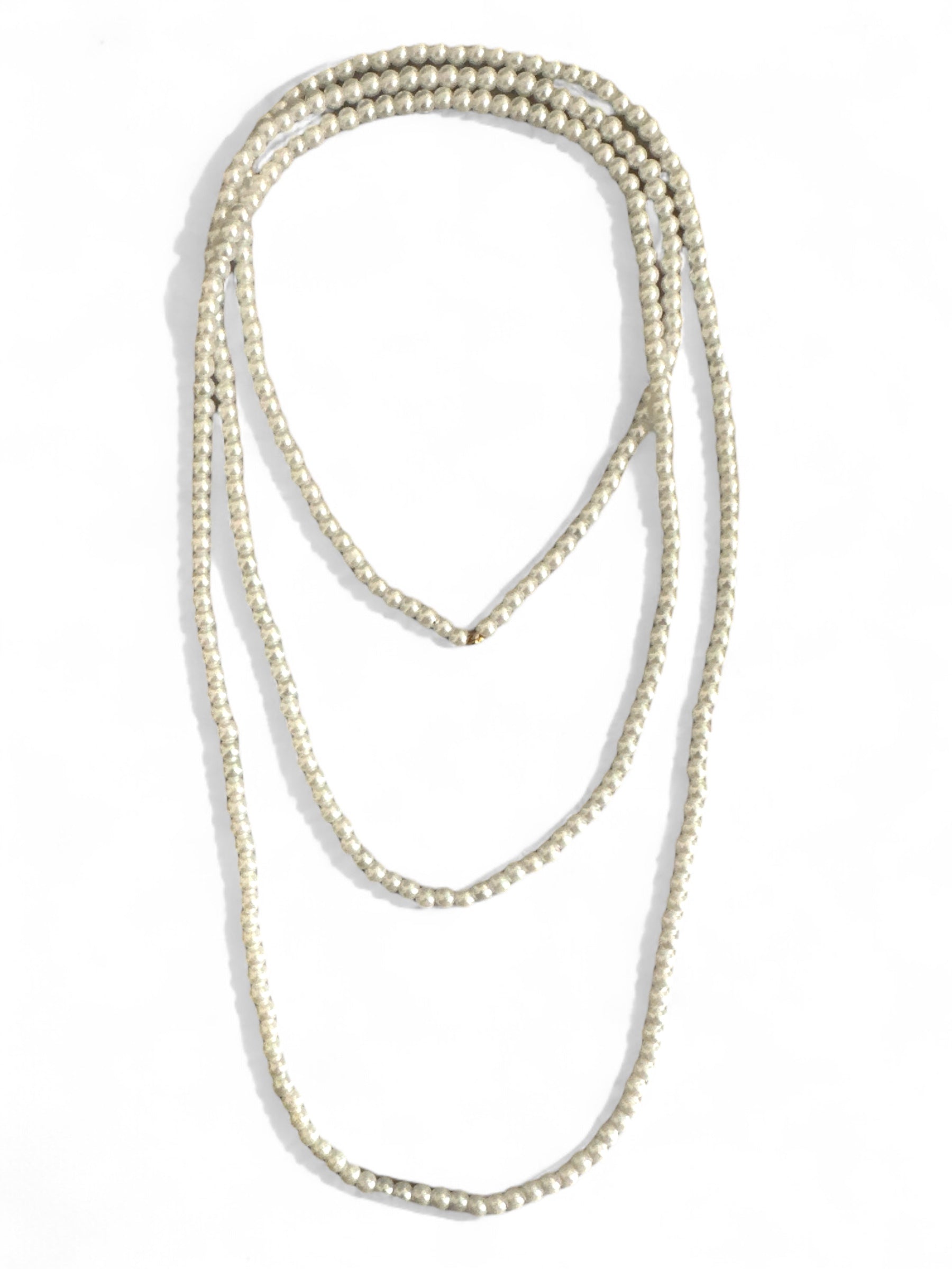 Πολύ μακρύ χειροποίητο κολιέ 260εκ με γυάλινες περλέ χάντρες So Cute by DImi χονδρική