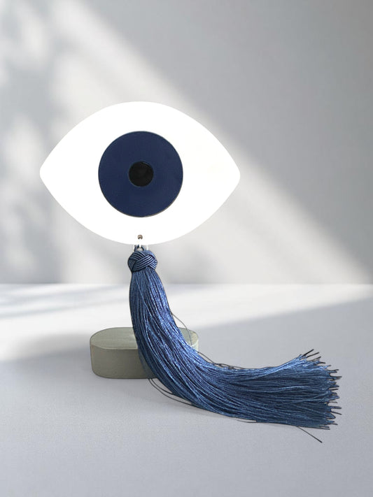 Επιτραπέζιο γούρι μάτι με φούντα So Cute by Dimi για χονδρική