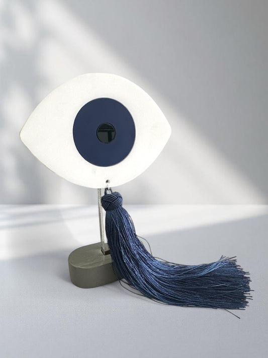 Επιτραπέζιο γούρι μάτι με φούντα So Cute by Dimi για χονδρική