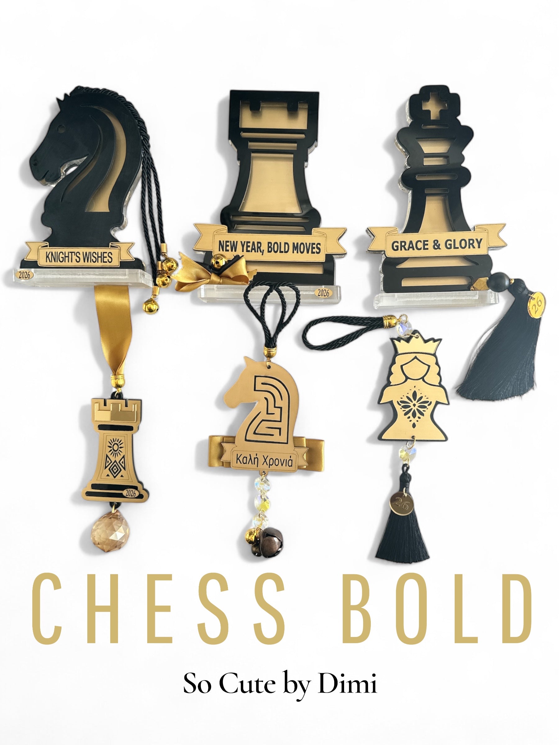 Χονδρική Γούρια Συλλογή Chess Bold So Cute by Dimi