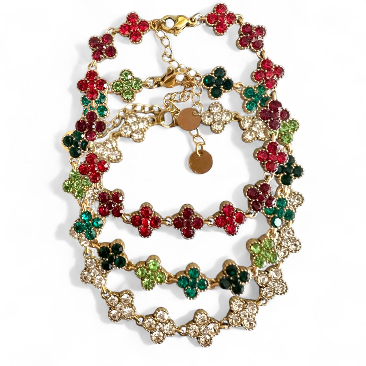 Χονδρικό ατσάλινο βραχιόλι με ζιργκόν Crystal Cross σε 3 αποχρώσεις – So Cute by Dimi