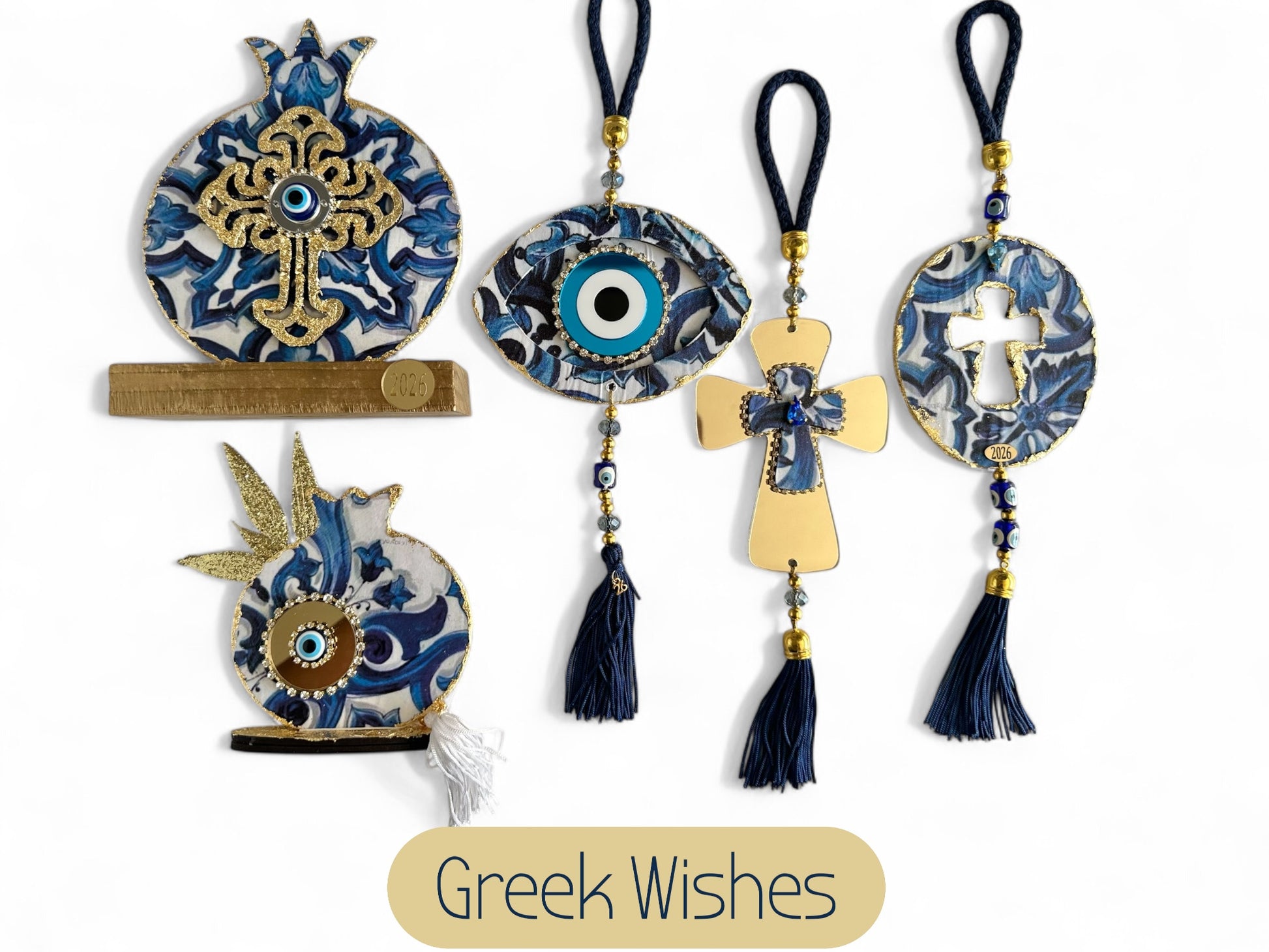 Γούρια χειροποίητα 2026  Greek Wishes Χονδρική So Cute by Dimi