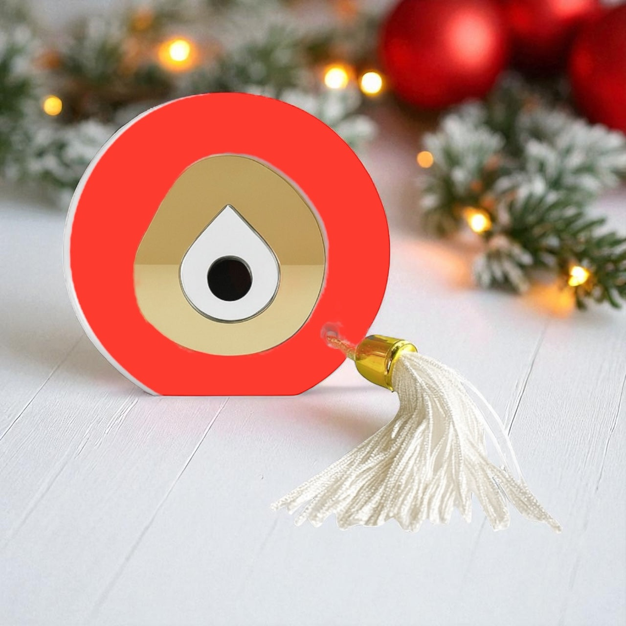 Χονδρική γούρι μάτι plexiglass με φούντα – So Cute by Dimi