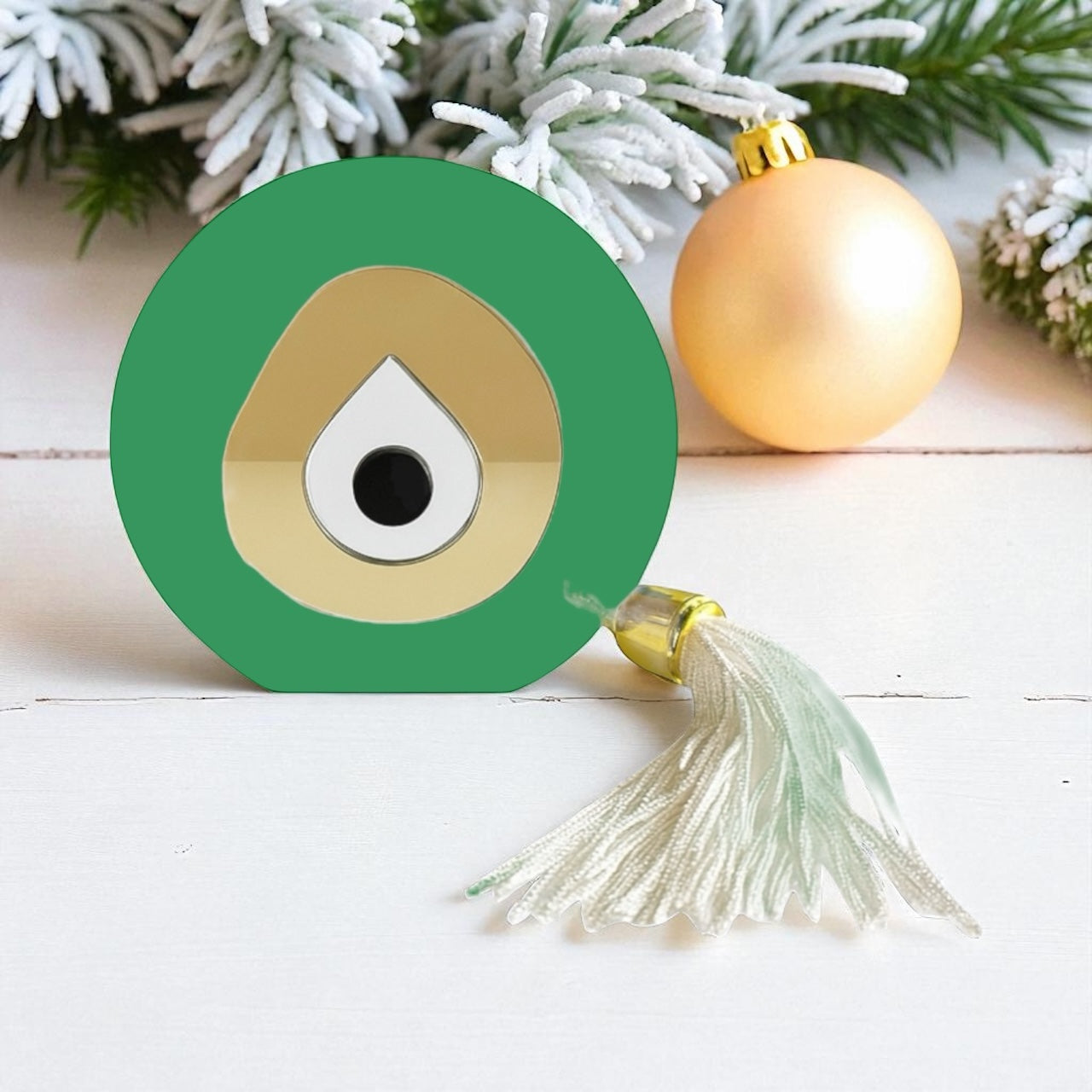 Χονδρική γούρι μάτι plexiglass με φούντα – So Cute by Dimi