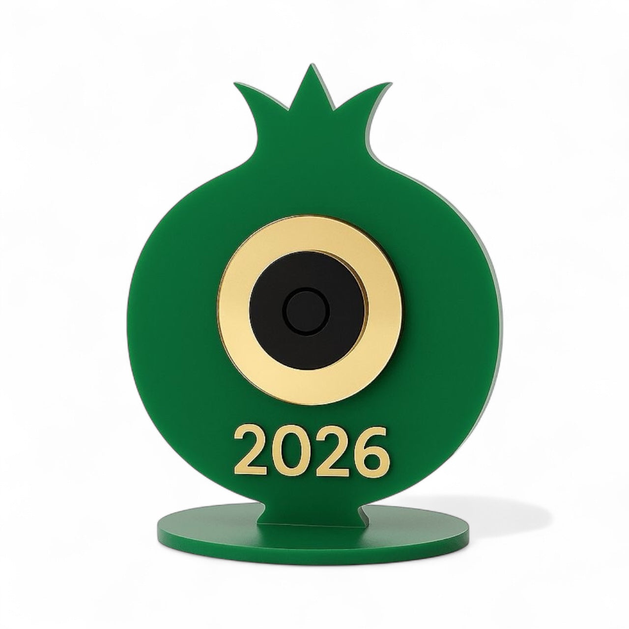 Επιτραπέζιο γούρι plexiglass ρόδι με μάτι και χάραξη – Χριστουγεννιάτικα γούρια χονδρική So Cute by Dimi