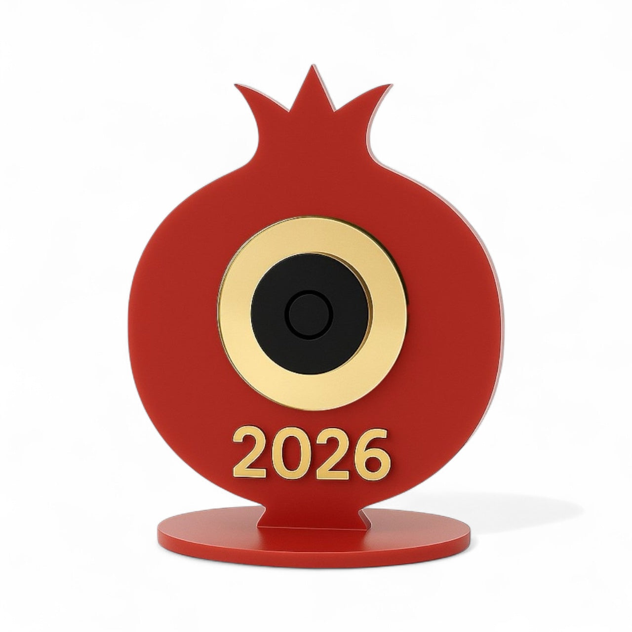 Επιτραπέζιο γούρι plexiglass ρόδι με μάτι και χάραξη – Χριστουγεννιάτικα γούρια χονδρική So Cute by Dimi