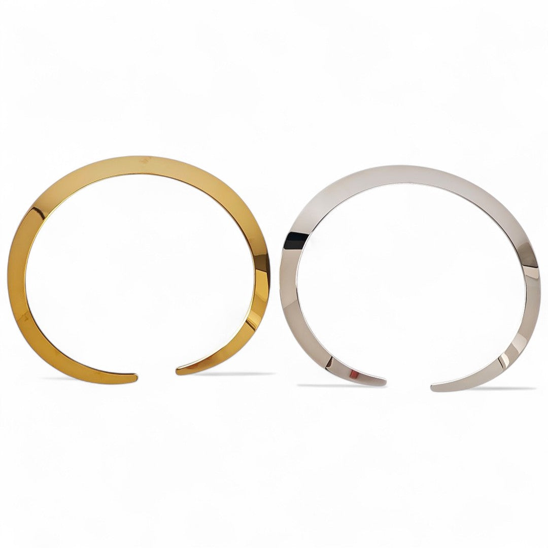 Steel Bold Collar – Ατσάλινο Κολάρο σε Χρυσό & Ασημί | So Cute by Dimi Χονδρική