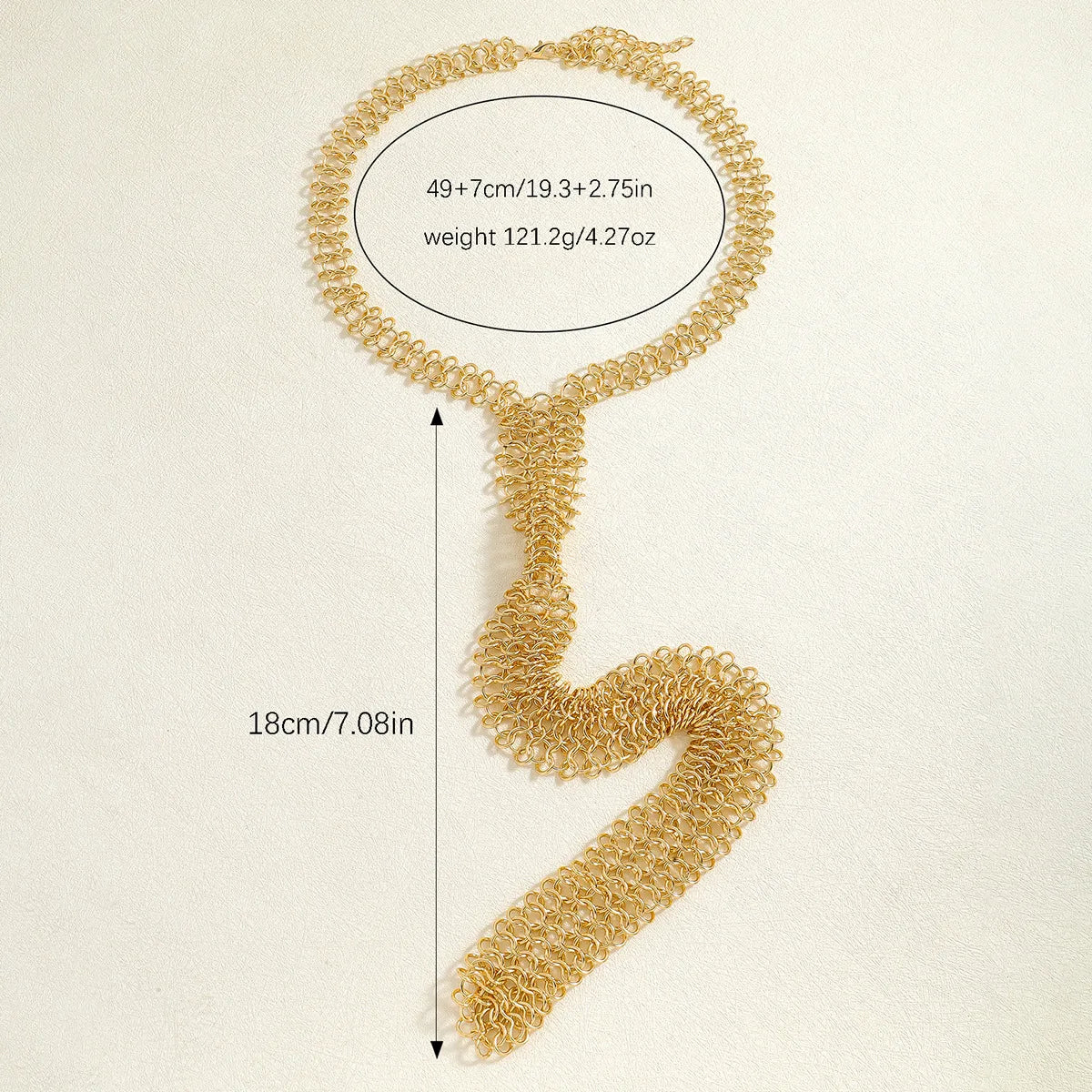 Metal Tie Necklace – Μεταλλικό Κολιέ Γραβάτα σε Χρυσό & Μαύρο | So Cute by Dimi Χονδρική