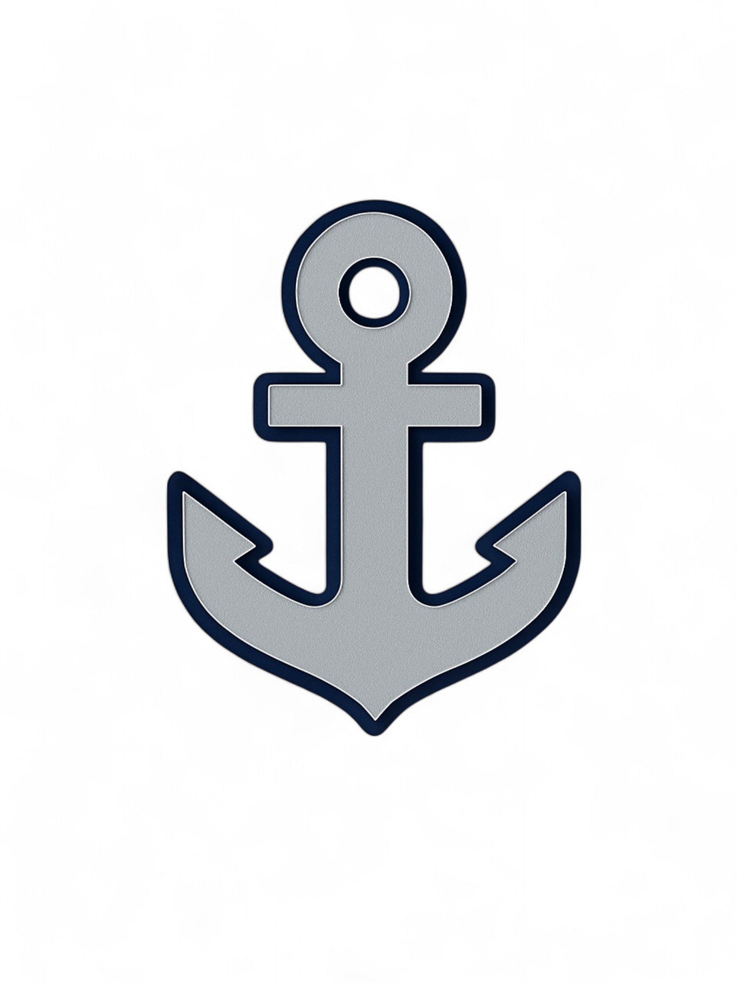 Μαγνητάκι άγκυρα σε διχρωμία πλεξιγκλάς, ιδανικό για χονδρική πώληση