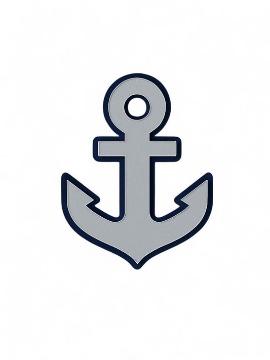 Μαγνητάκι άγκυρα σε διχρωμία πλεξιγκλάς, ιδανικό για χονδρική πώληση